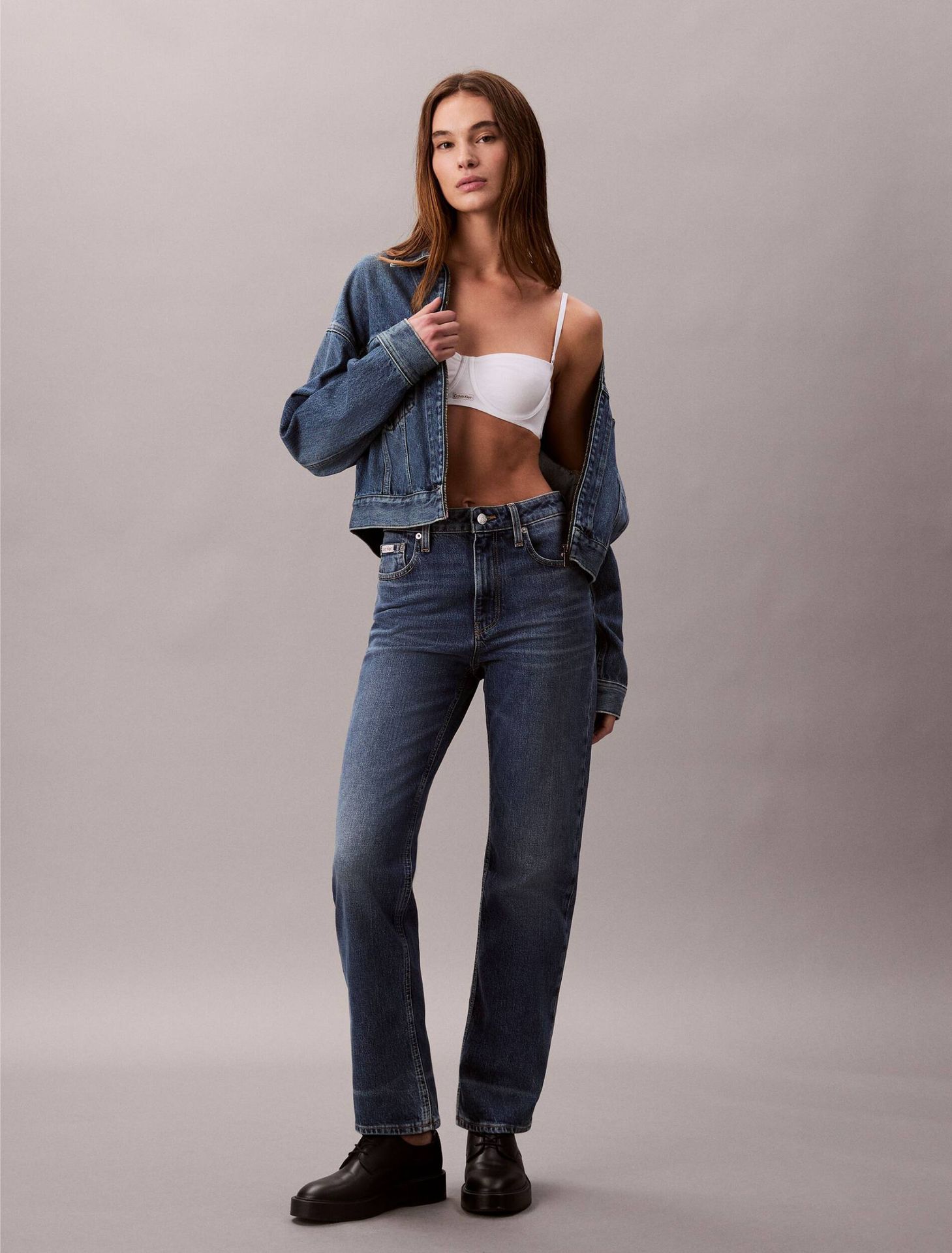 Calvin Klein Jeans Jeansy STANTON Straight fit high rise