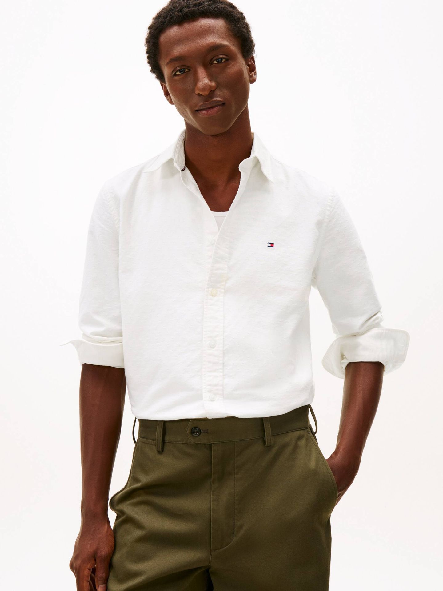 Tommy Hilfiger Koszula OXFORD DOBBY Regular Fit