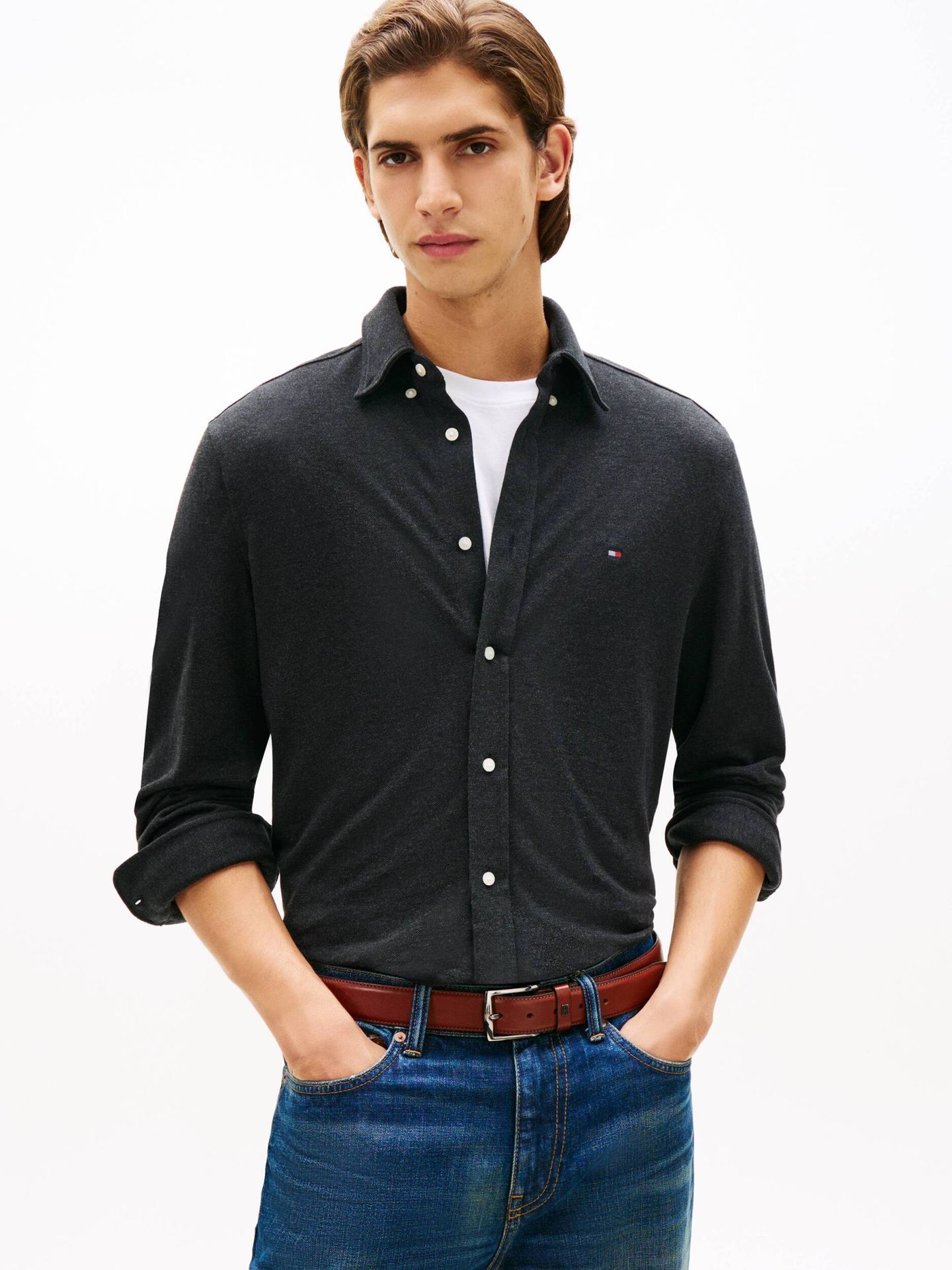 Tommy Hilfiger Koszula Regular Fit pique