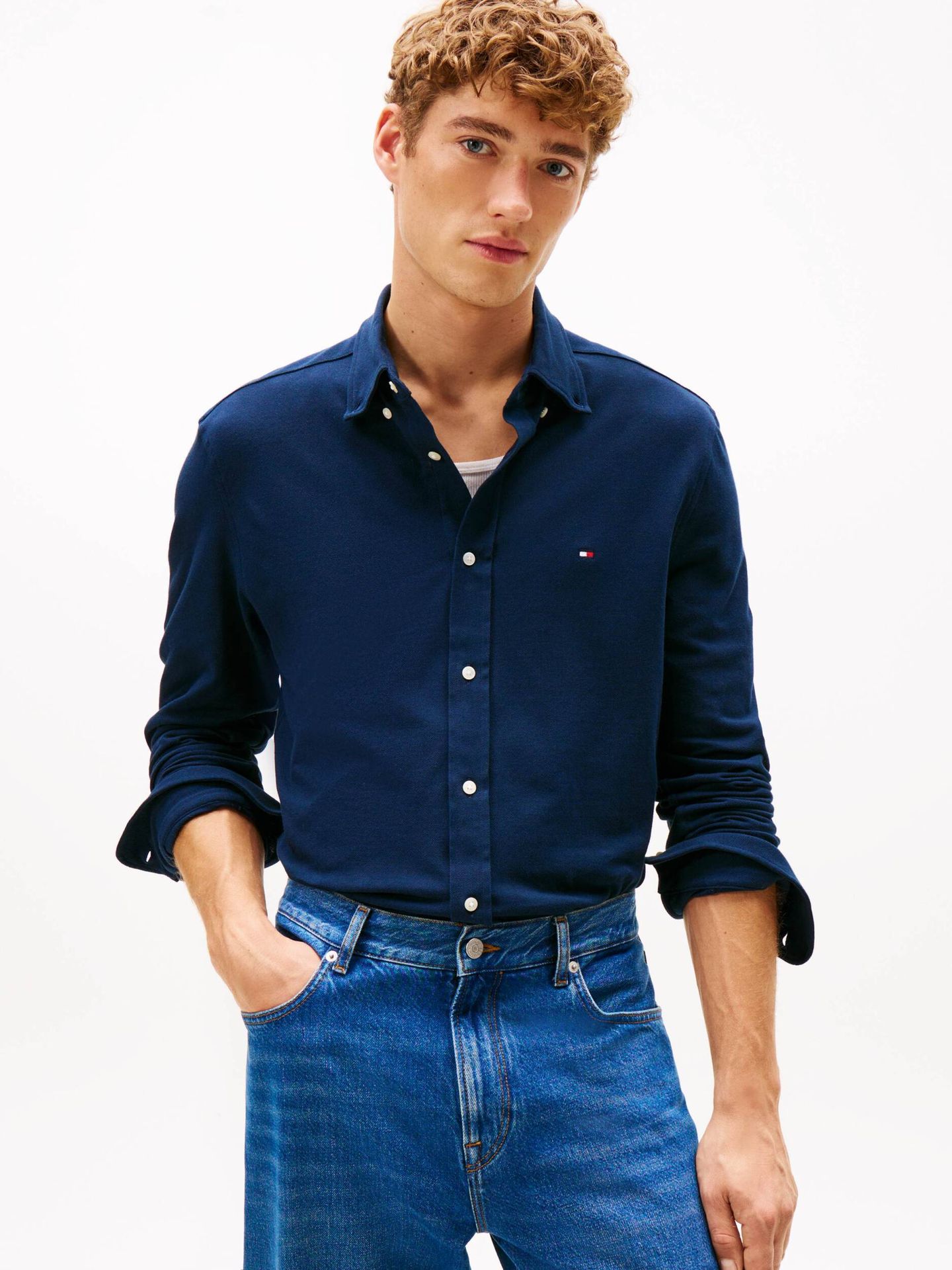 Tommy Hilfiger Koszula Regular Fit pique