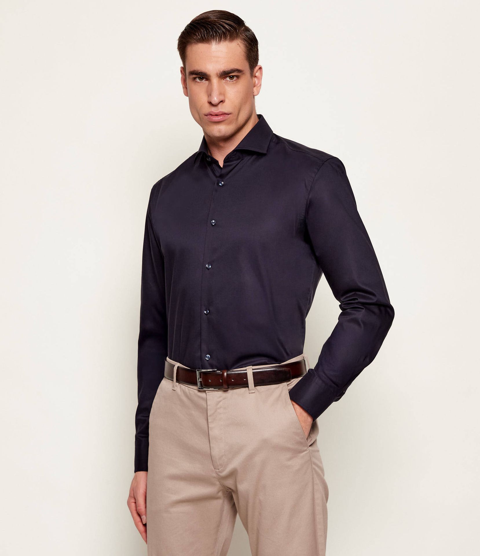 BOSS BLACK Koszula H-HANK-SP-C1-261 Slim Fit easy iron