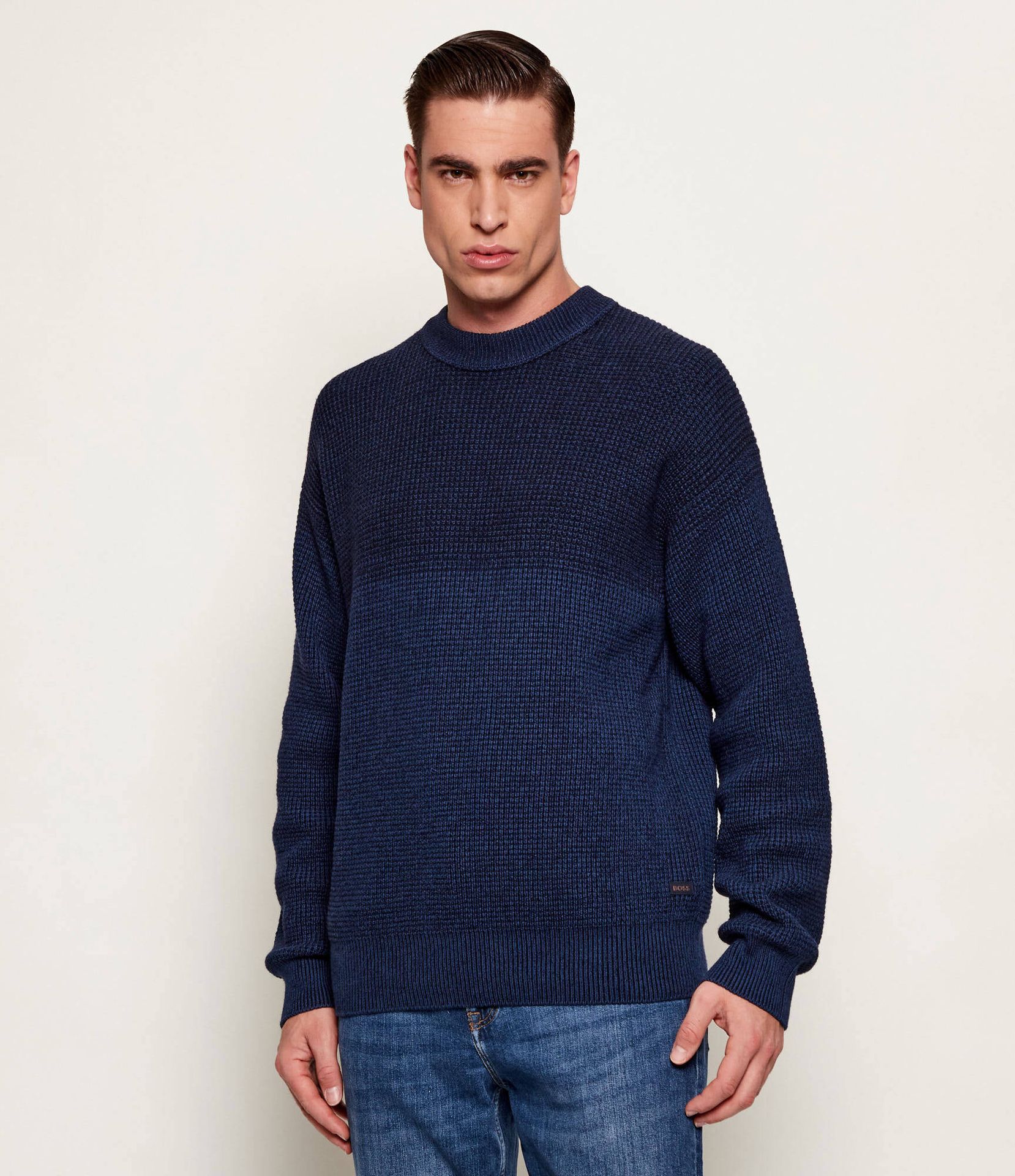 BOSS ORANGE Sweter Kartney Regular Fit z dodatkiem wełny