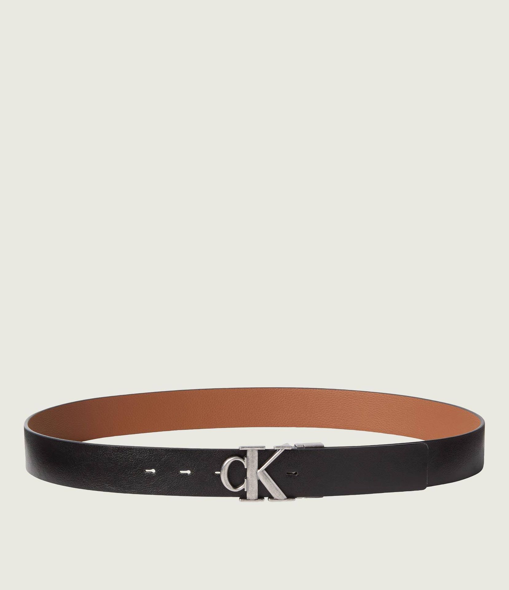 Calvin Klein Skórzany dwustronny pasek