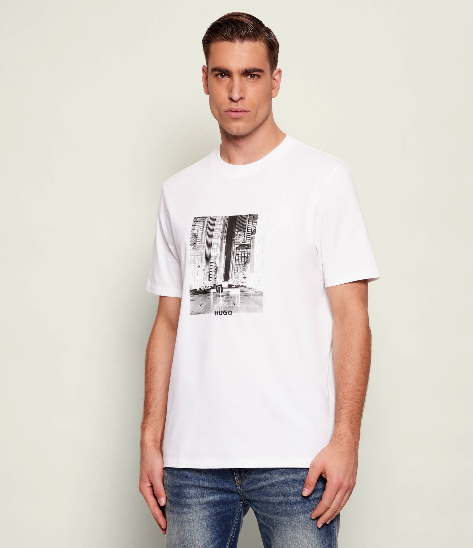 HUGO T-shirt Deyss Regular Fit
