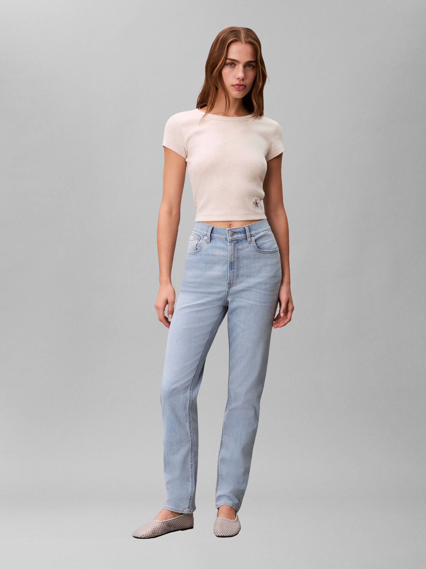 Calvin Klein Jeans Jeansy Relaxed fit high rise
