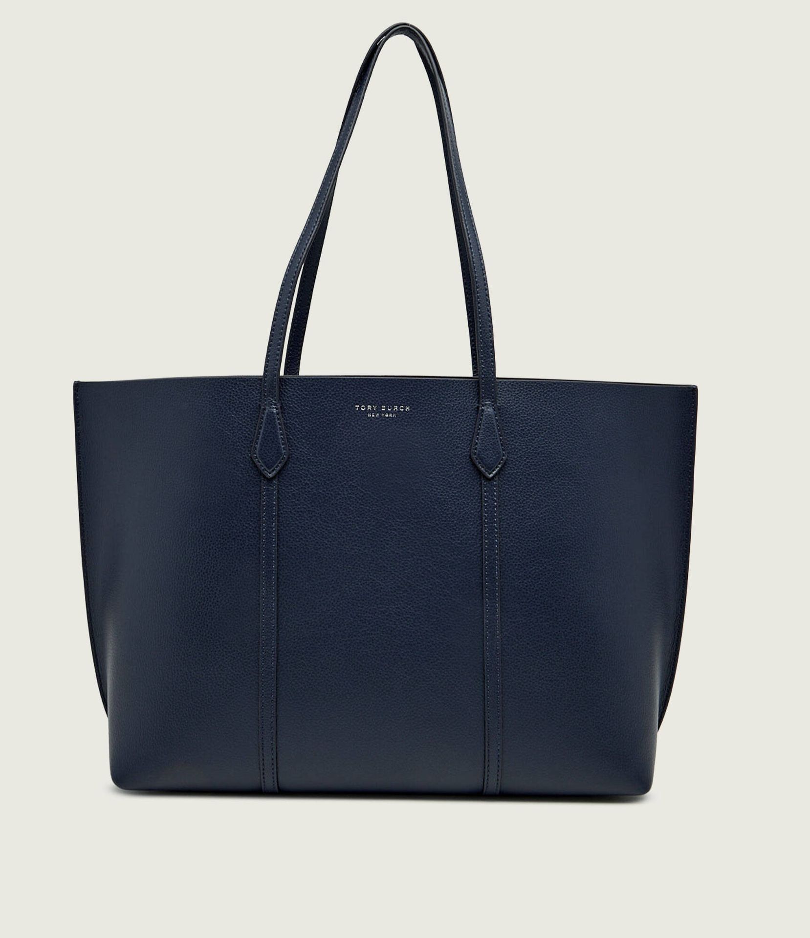TORY BURCH Skórzana shopperka + saszetka Perry