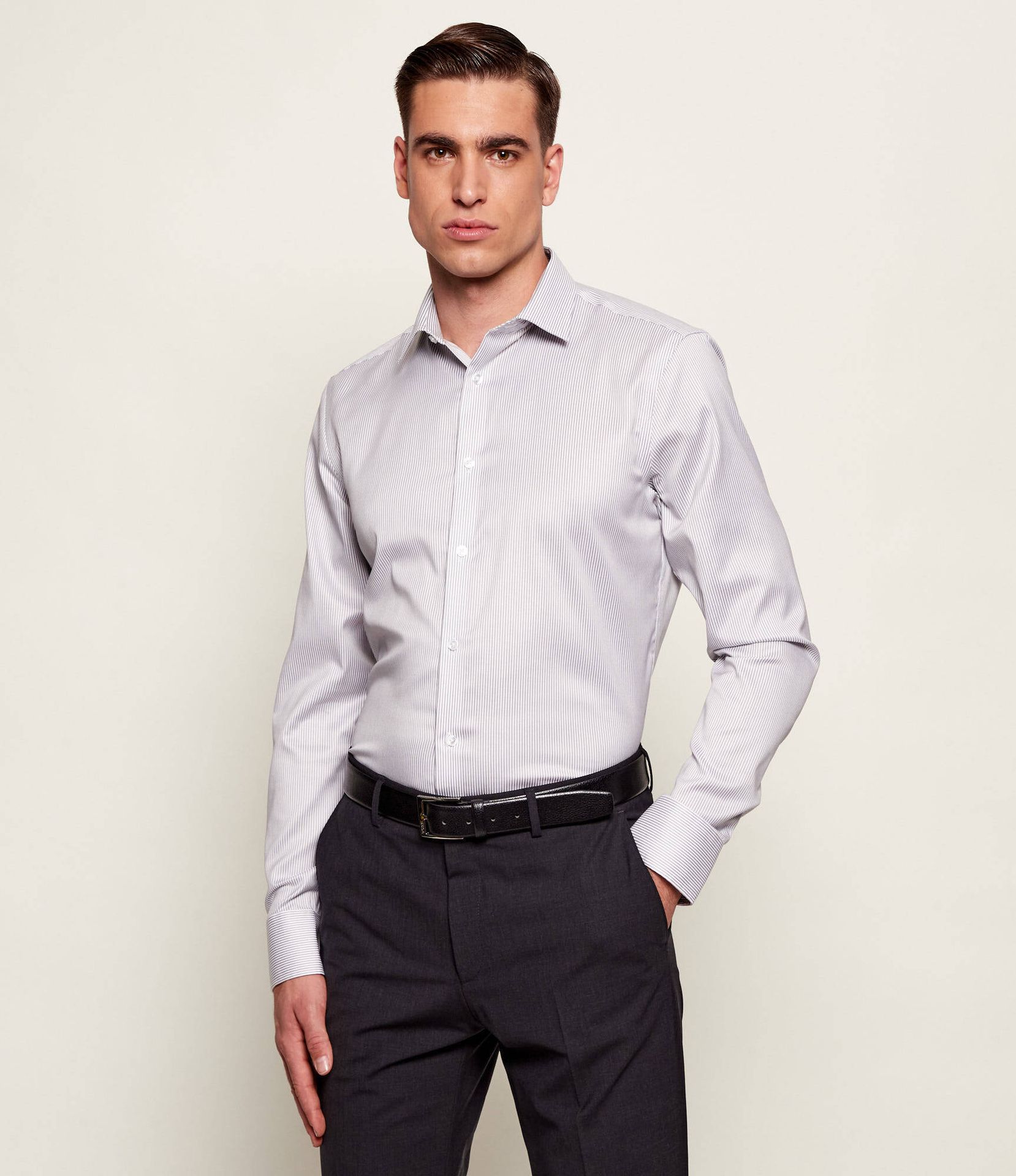 Calvin Klein Koszula Slim Fit stretch