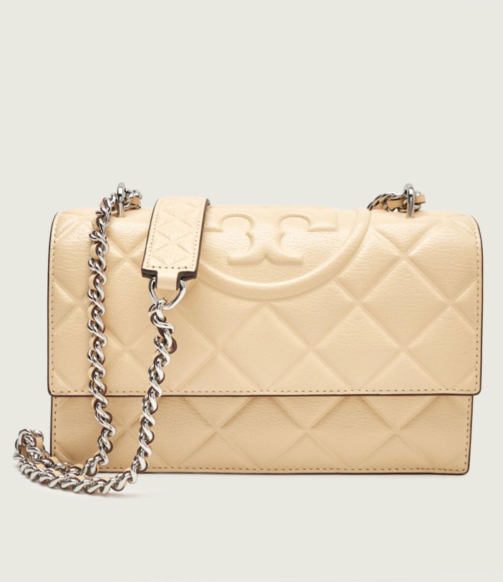 TORY BURCH Skórzana torebka na ramię Fleming