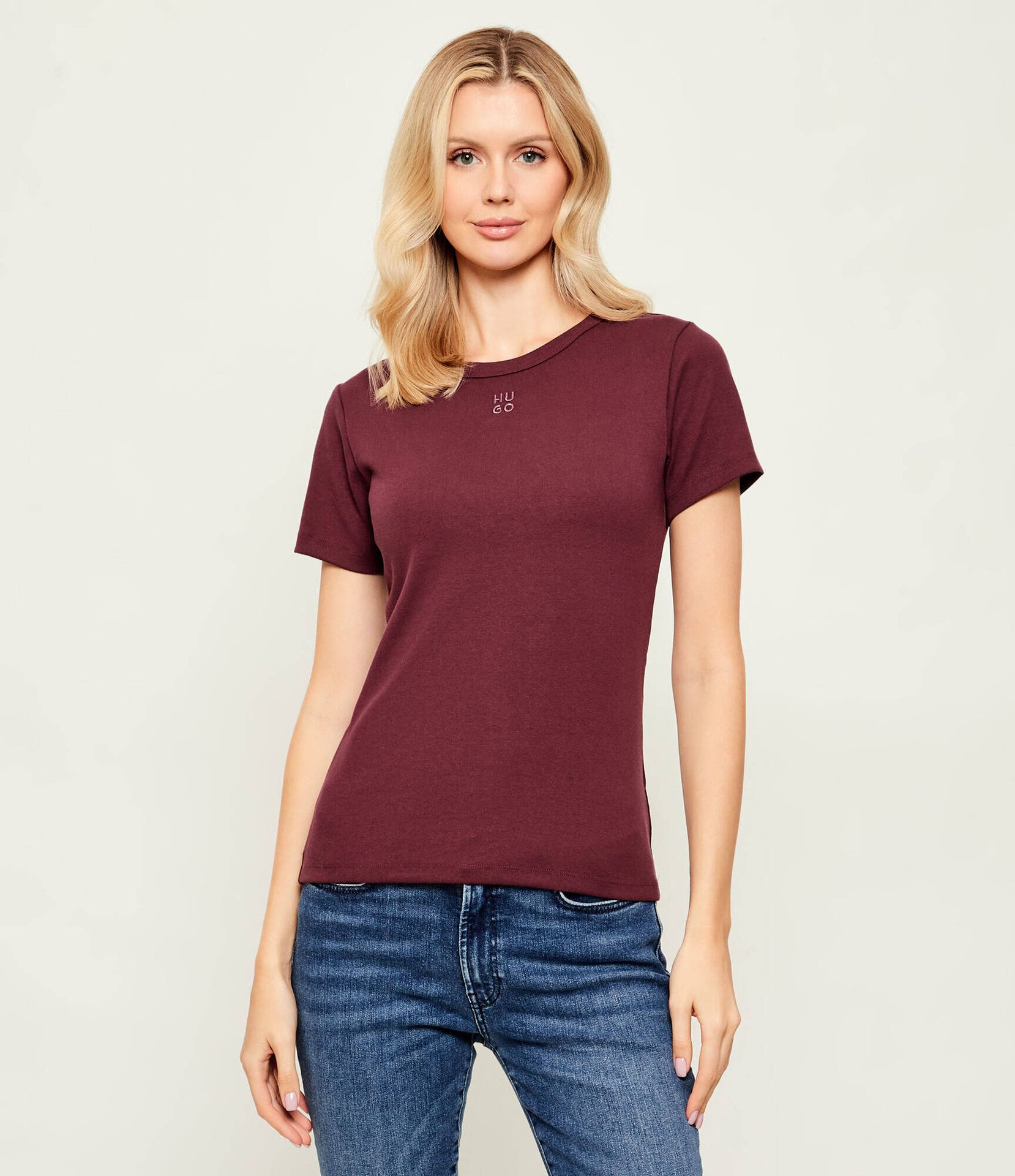 HUGO T-shirt Deloris Regular Fit