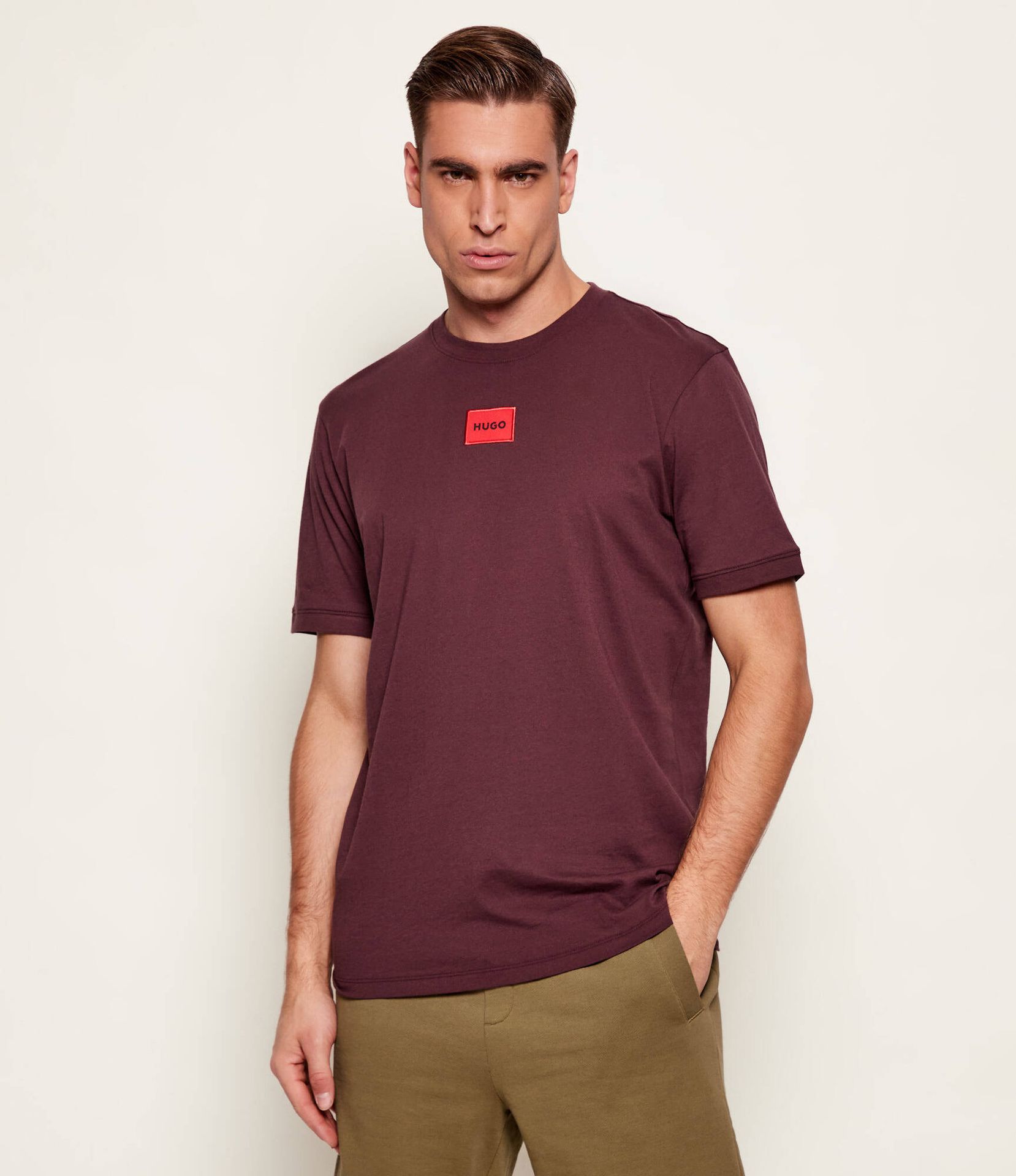 HUGO T-shirt Diragolino212 Regular Fit
