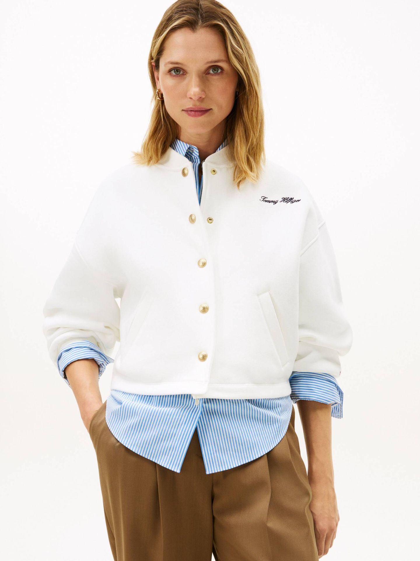 Tommy Hilfiger Kurtka bomber Cropped Fit