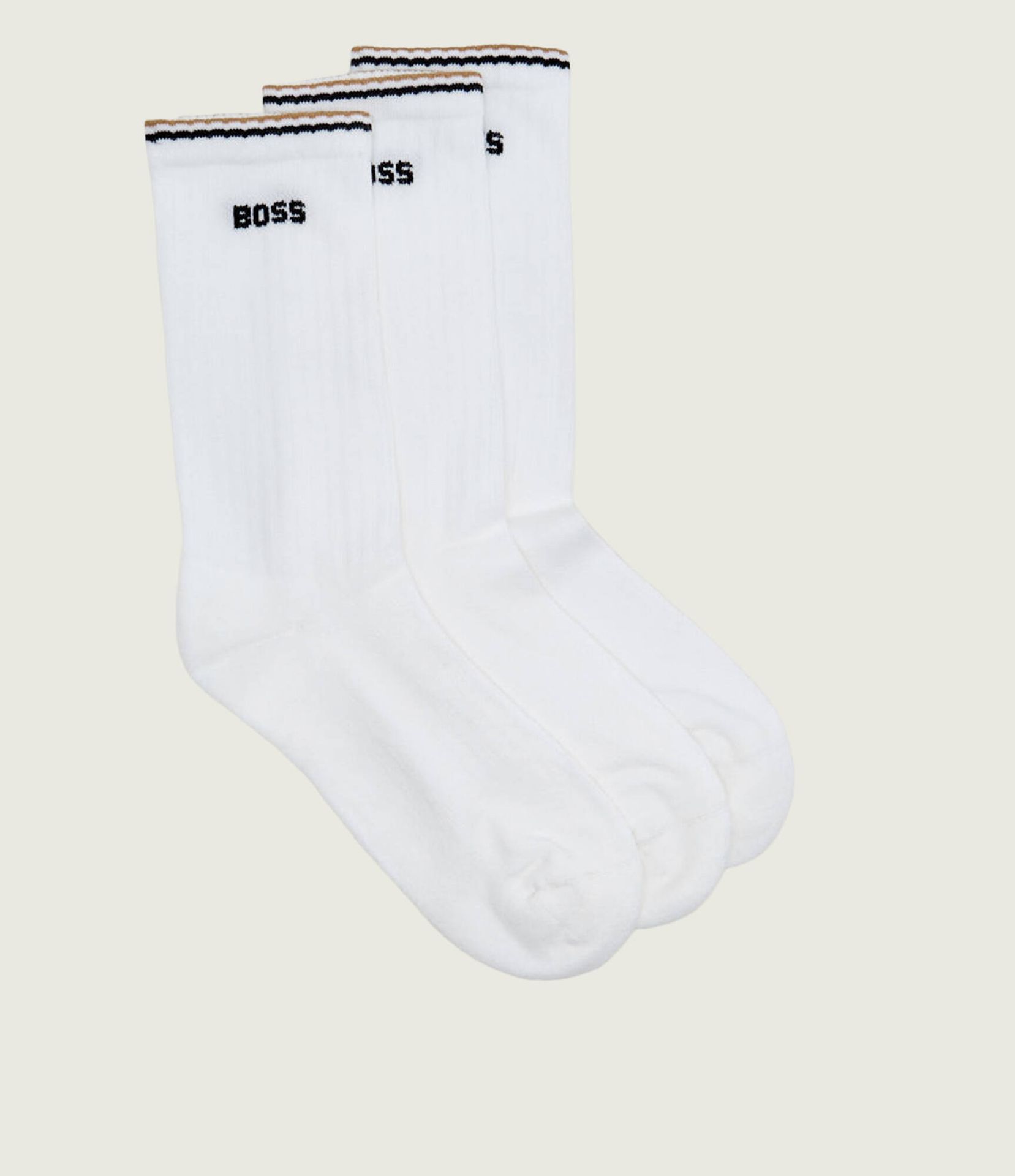BOSS BLACK Skarpety 3-pack 3P QS Rib Stripe CC