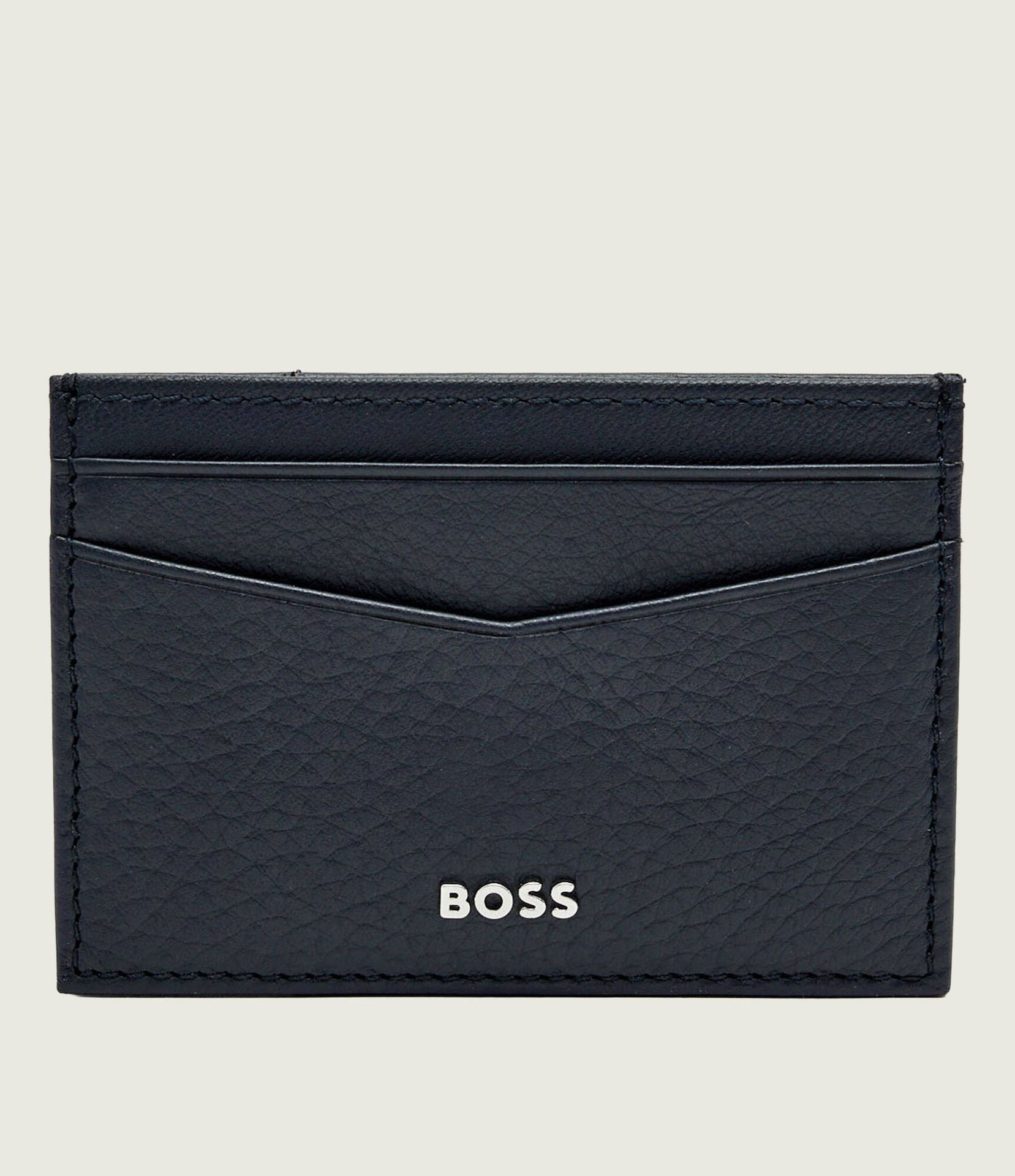BOSS BLACK Skórzane etui na karty New Crosstown_M_Clip