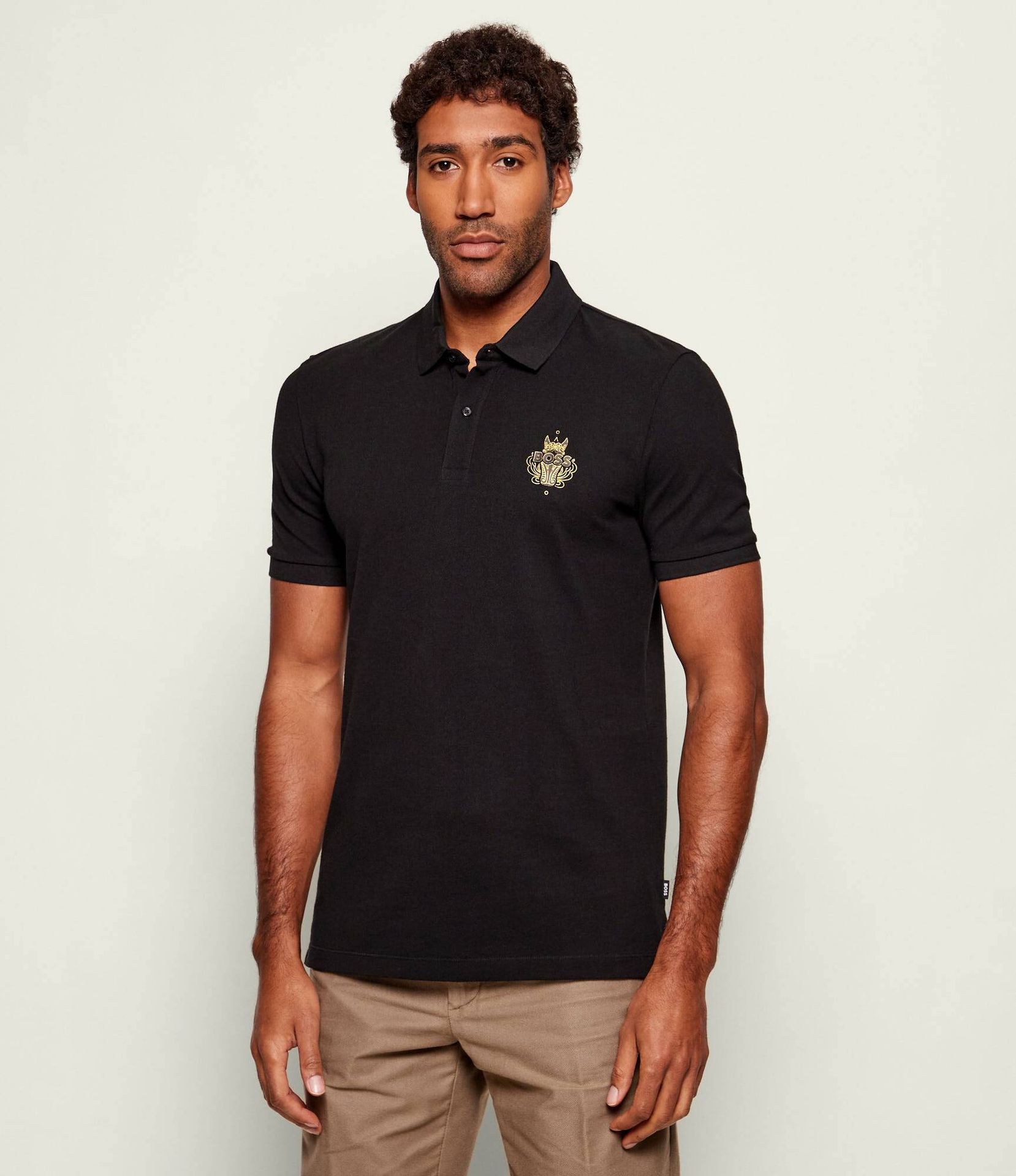 BOSS BLACK Polo Qiang_CNY Regular Fit