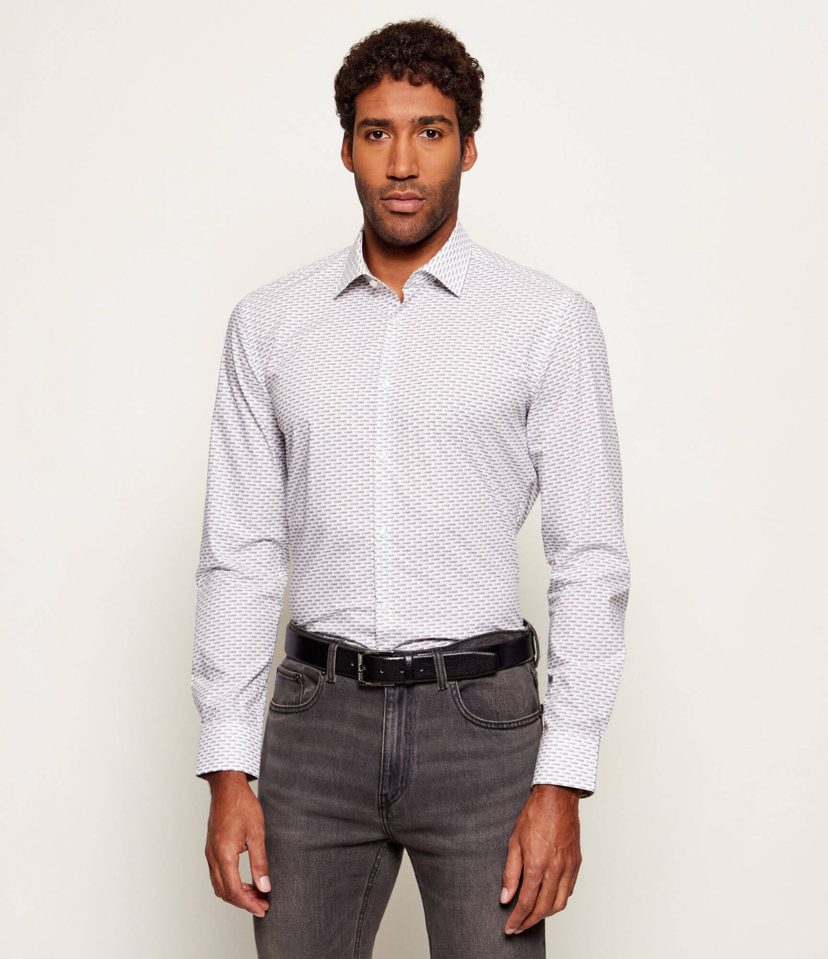 HUGO Koszula Kenno Slim Fit