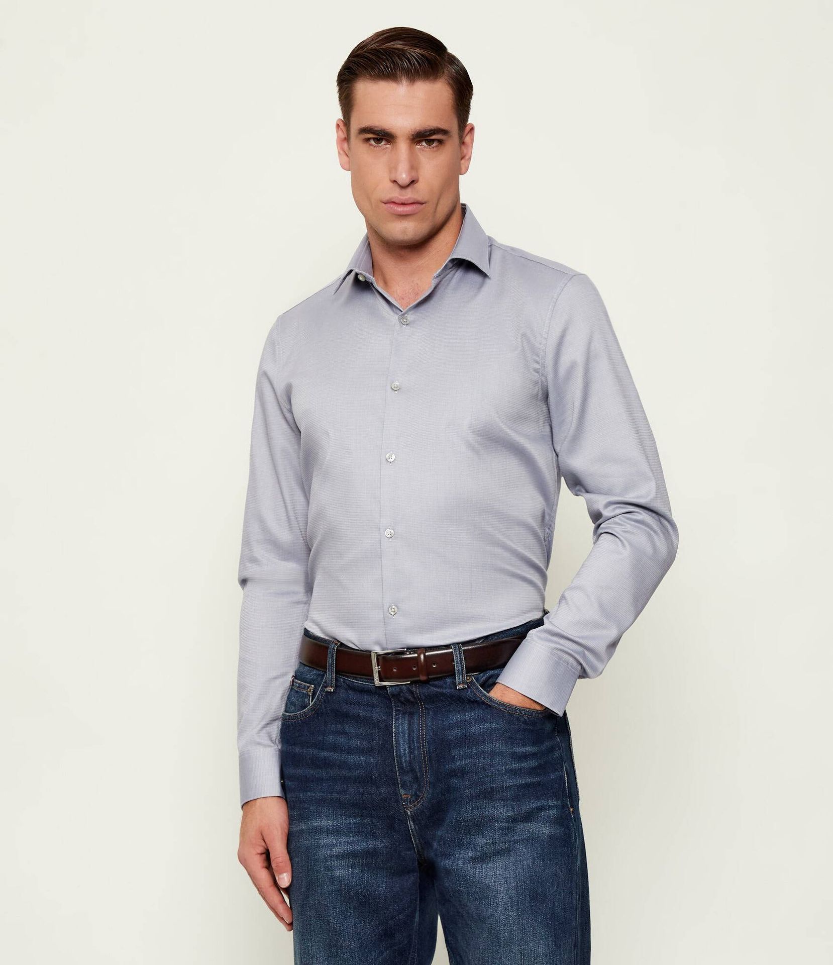 Calvin Klein Koszula stretch Slim Fit easy care