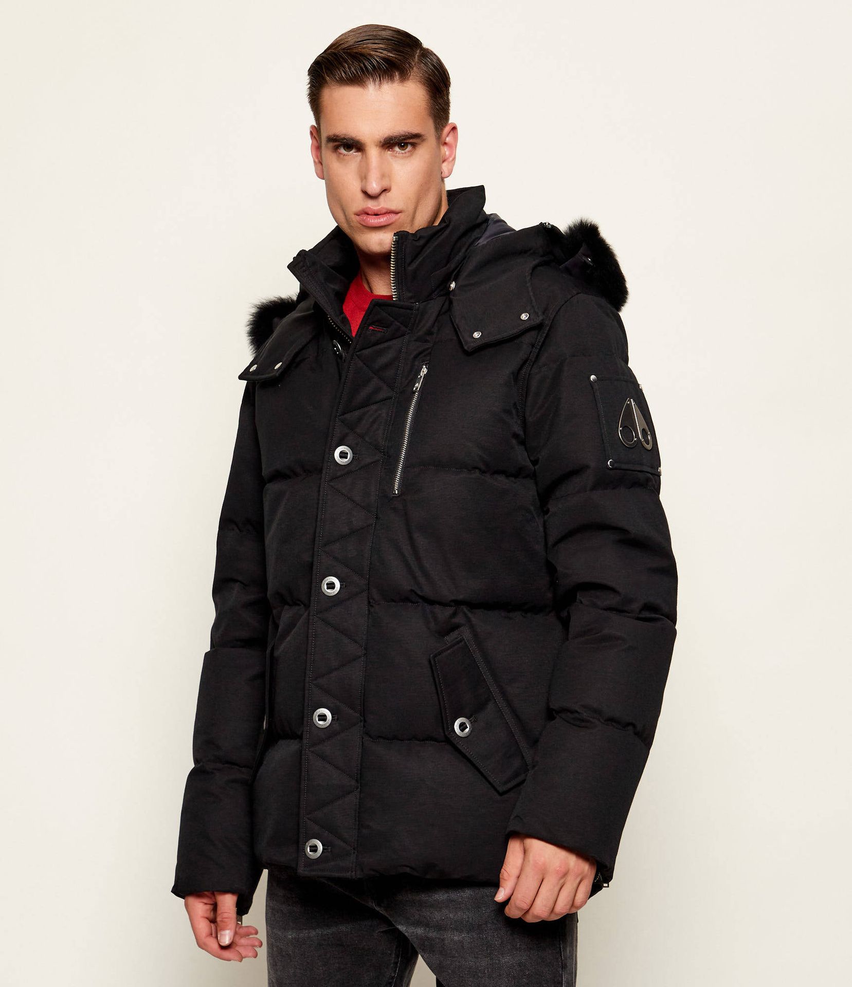 Moose Knuckles Puchowa kurtka Regular Fit