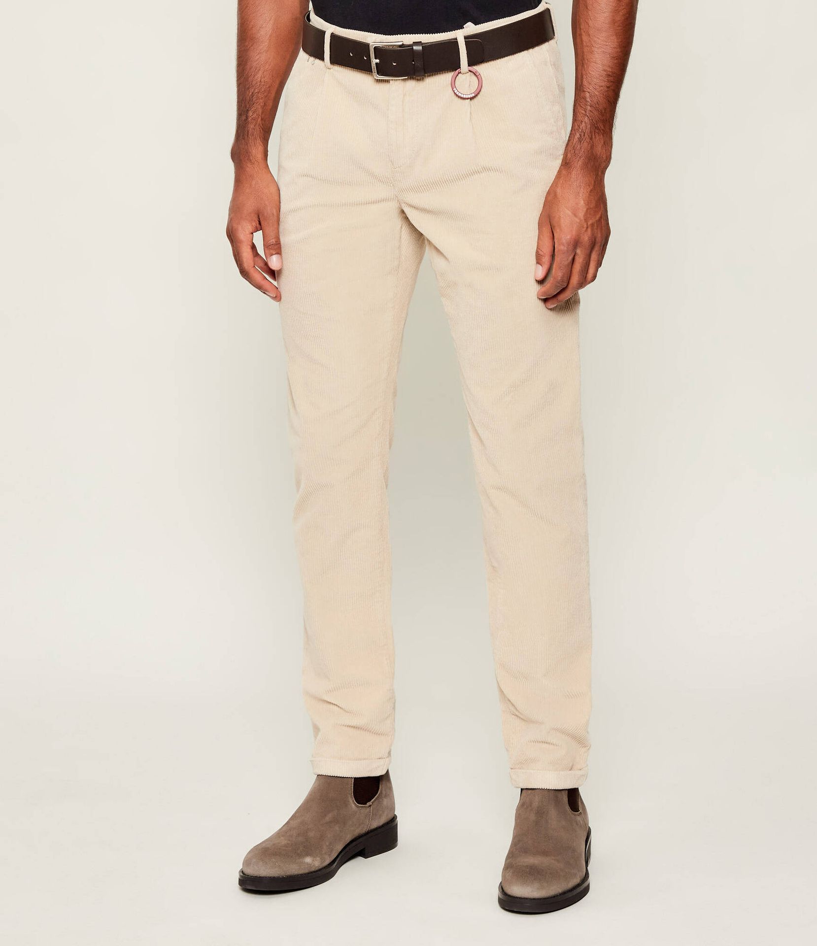 Tramarossa Spodnie chino Alberto Slim Fit sztruks