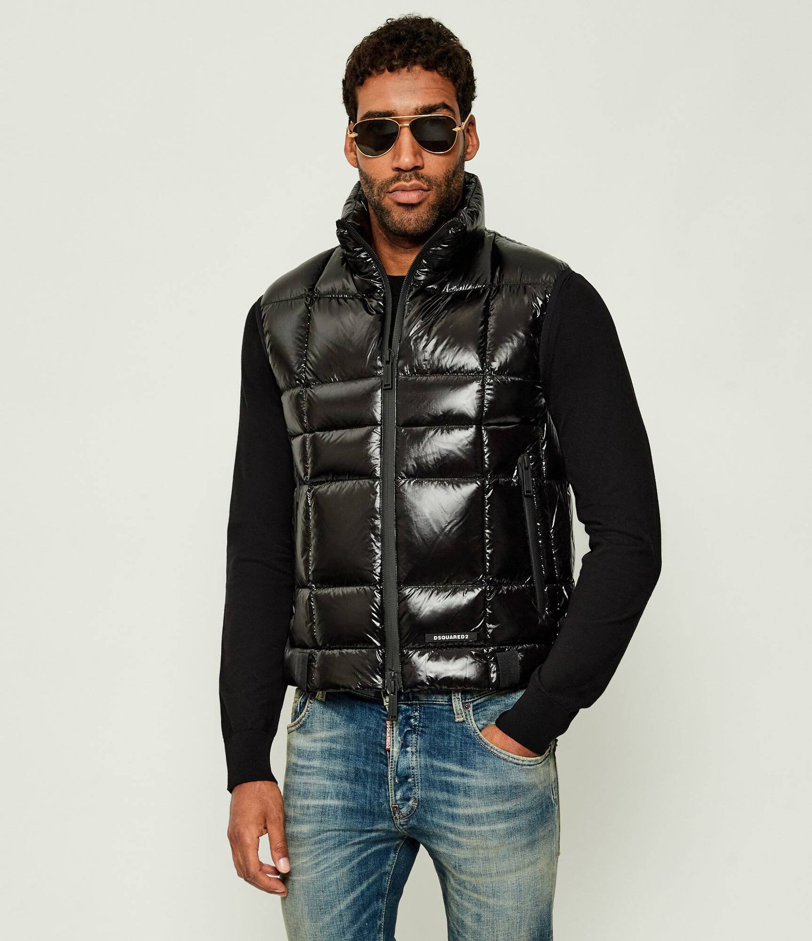 Dsquared2 Puchowy bezrękawnik Regular Fit