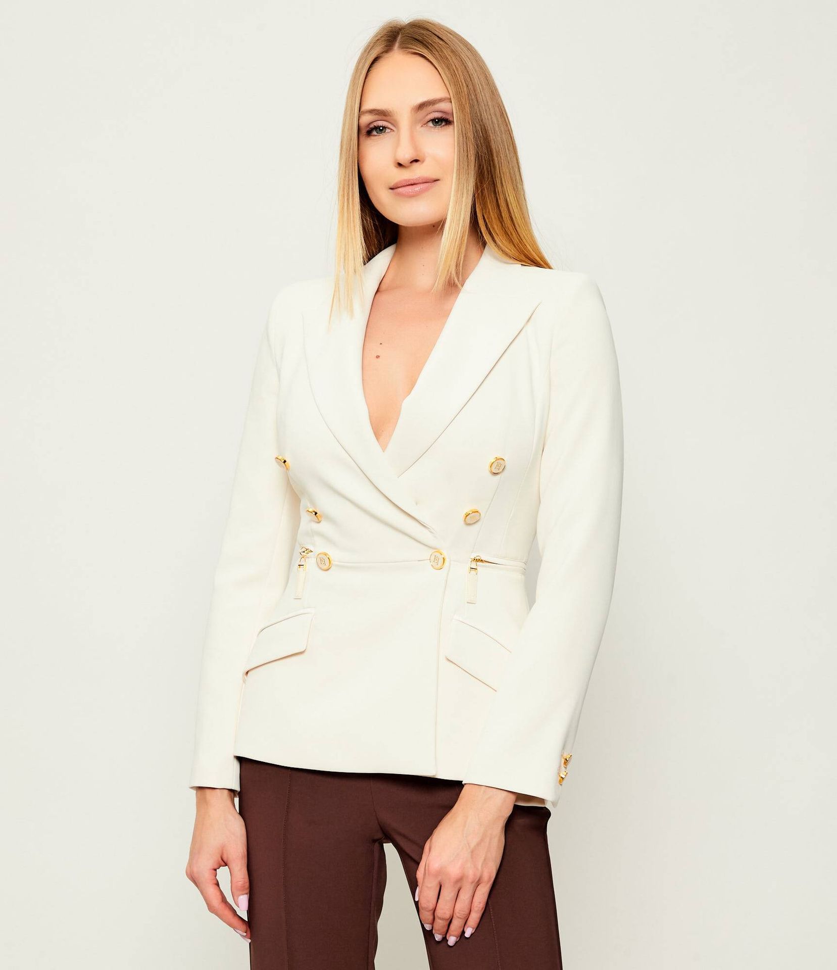 Elisabetta Franchi Żakiet Slim Fit