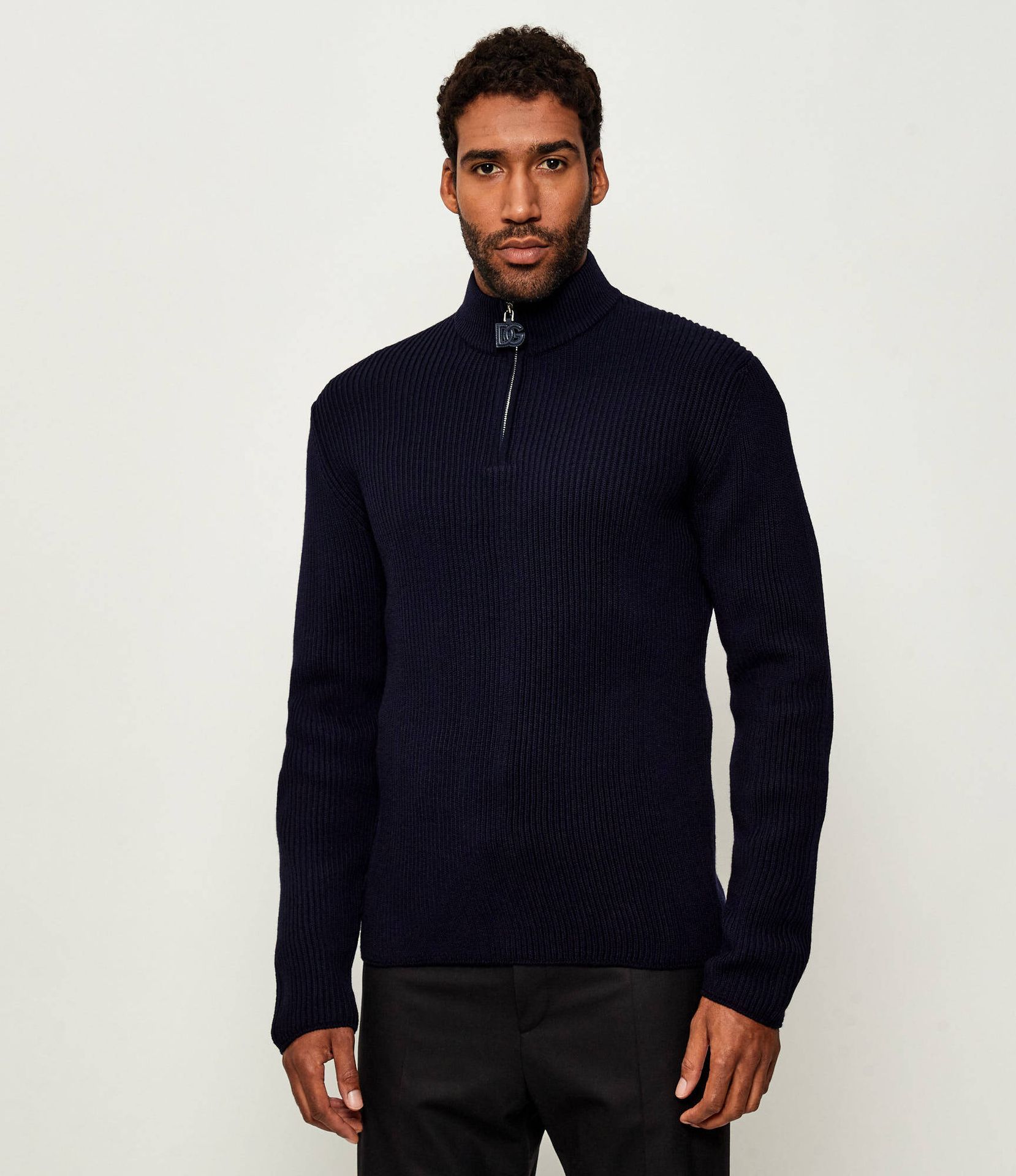 Dolce & Gabbana Wełniany sweter Regular Fit
