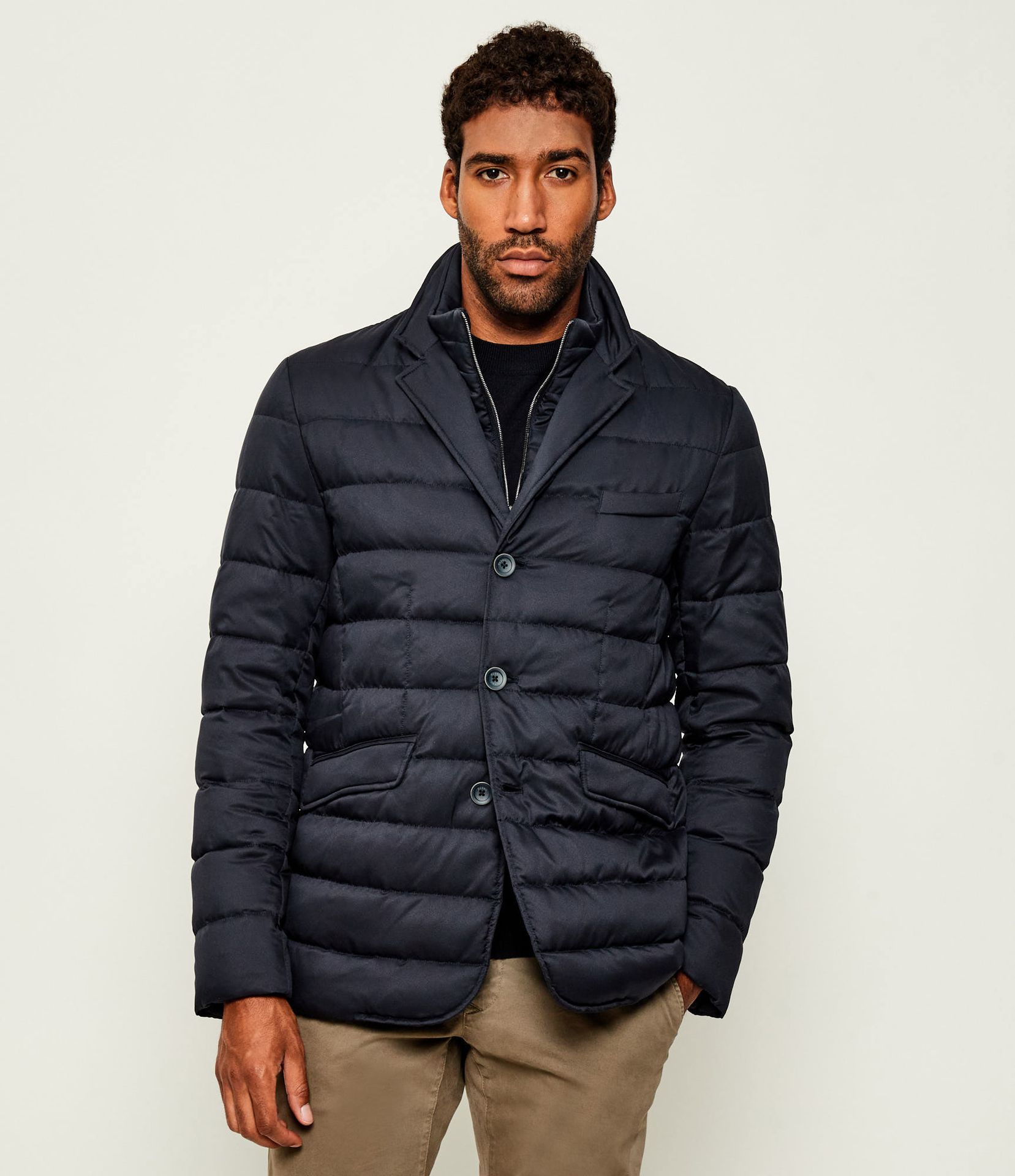 Herno Puchowa kurtka 2w1 Regular Fit