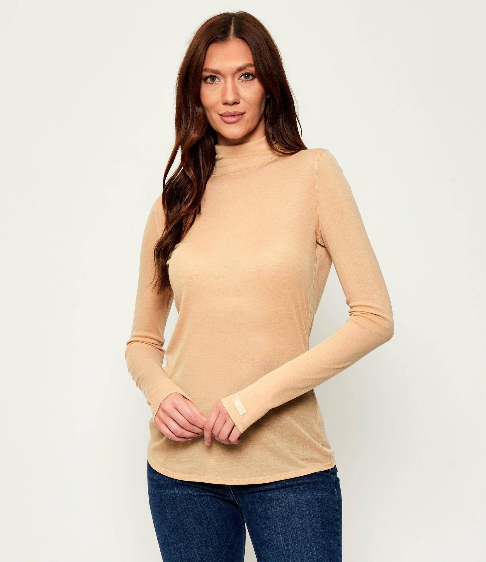 Elisabetta Franchi Golf Slim Fit z dodatkiem wełny