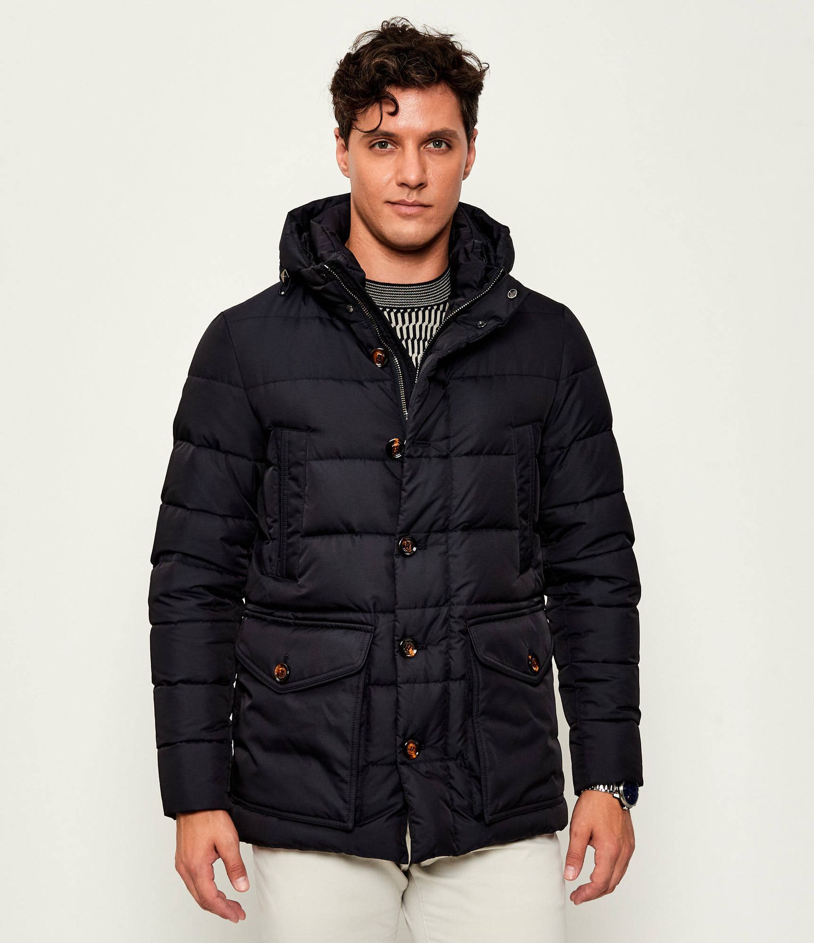 MooRER Puchowa kurtka FAGIO-F-KM Slim Fit