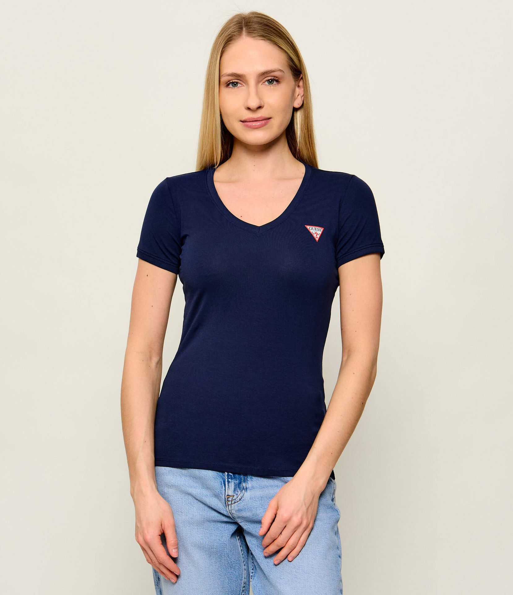 GUESS T-shirt VN MINI TRIANGLE Regular Fit