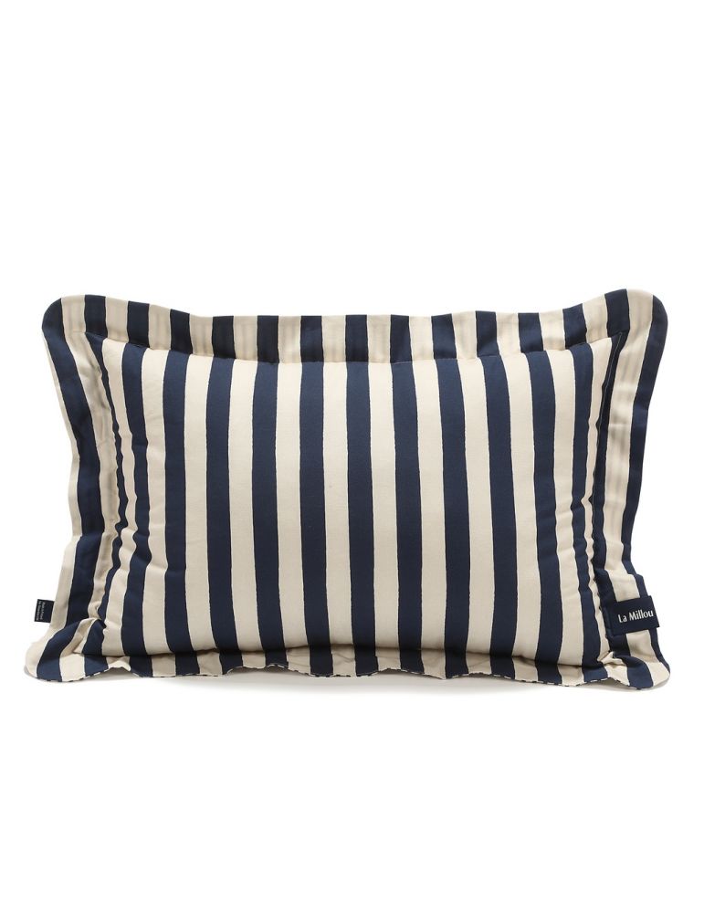La Millou Poduszka bawełniana do spania XL ( Stripes navy )