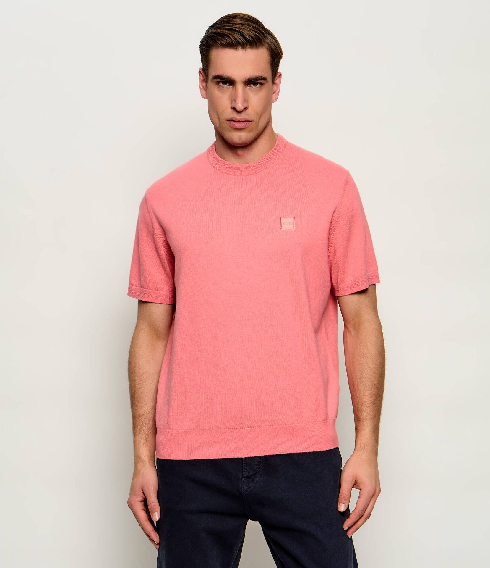 BOSS ORANGE Sweter Kanacho Regular Fit z dodatkiem kaszmiru