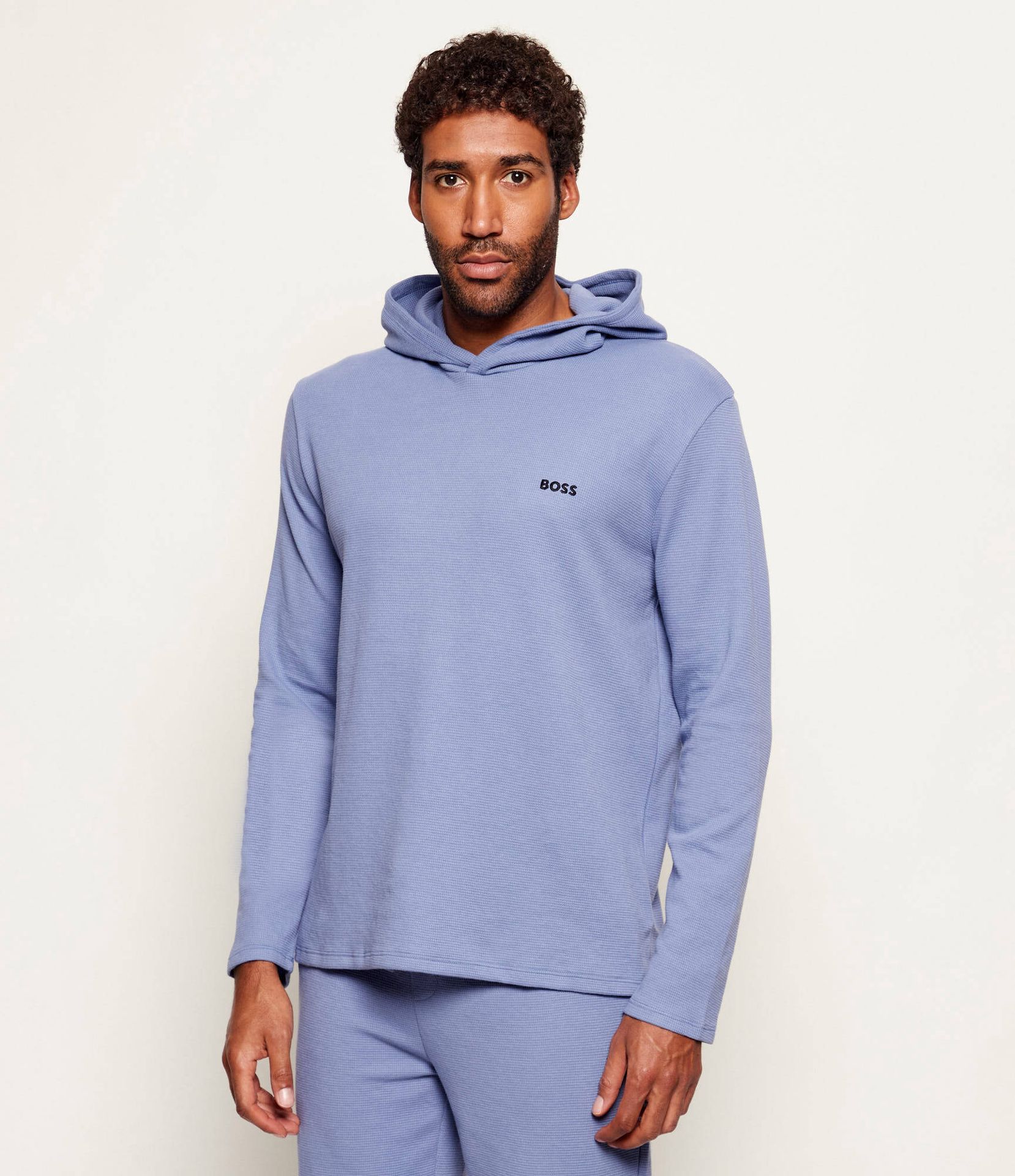 BOSS BLACK Góra od piżamy Waffle Regular Fit