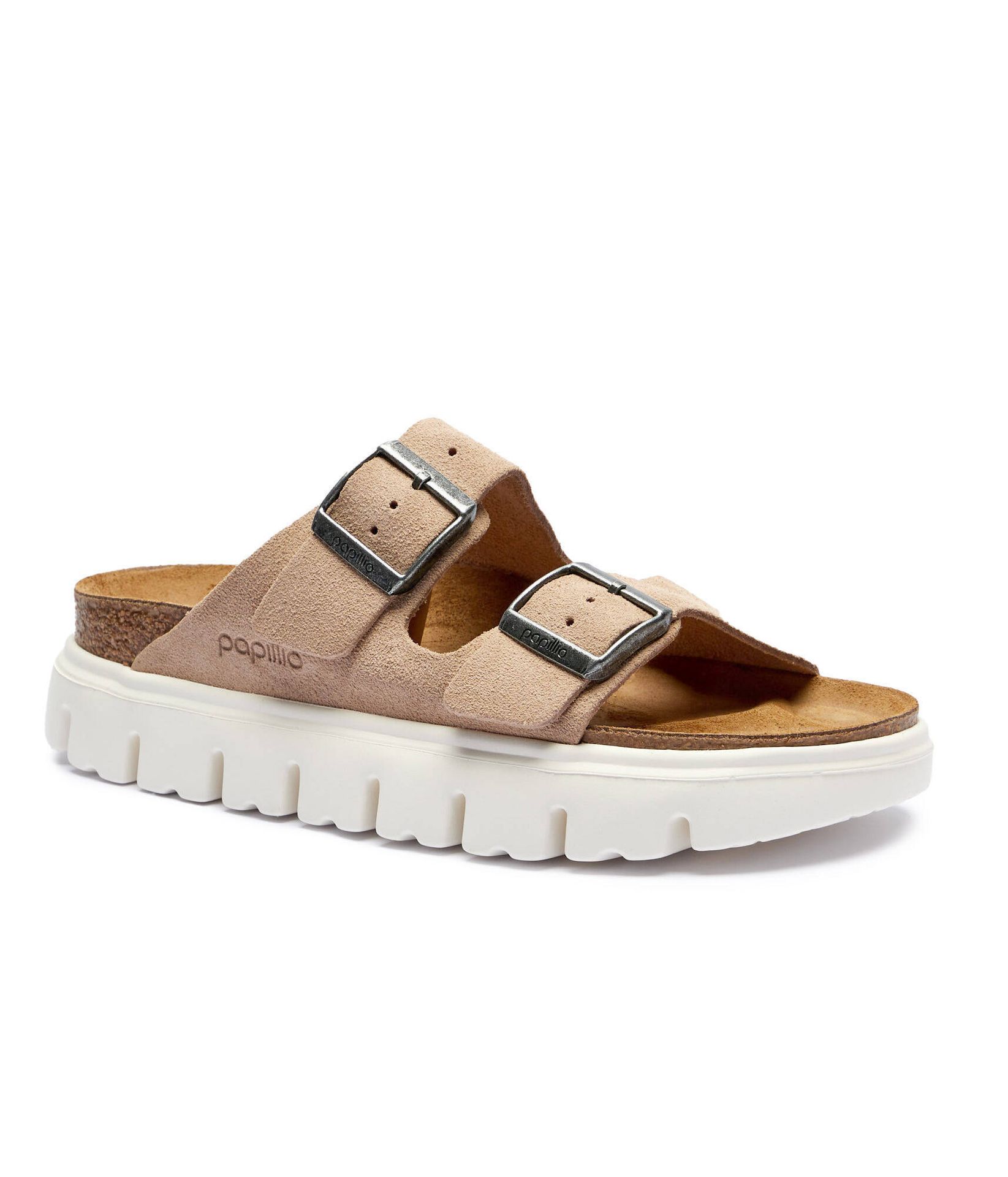 Birkenstock Klapki Arizona Birkenstock x Papillio zamsz narrow fit