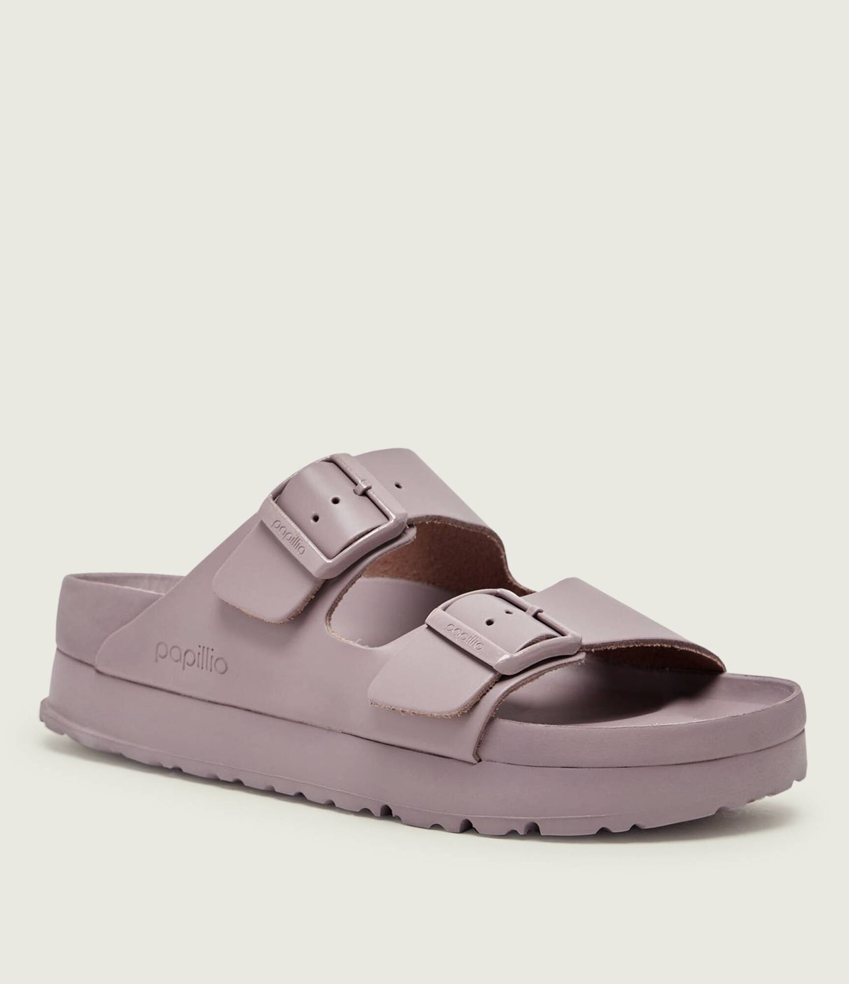 Birkenstock Skórzane klapki Arizona Flex Platform Birkenstock x Papillio narrow fit
