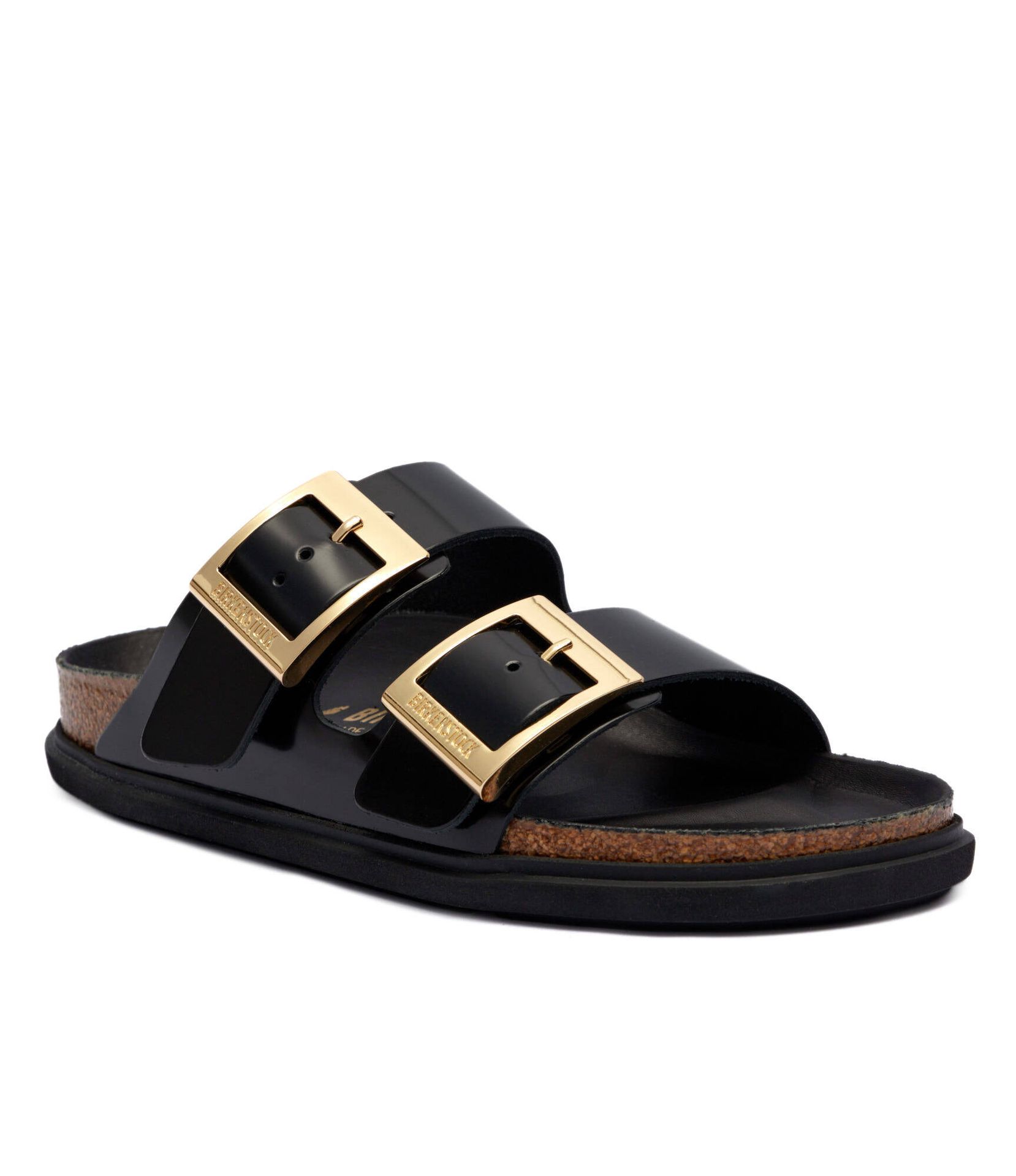 Birkenstock Skórzane klapki Arizona Droplet Buckle narrow fit
