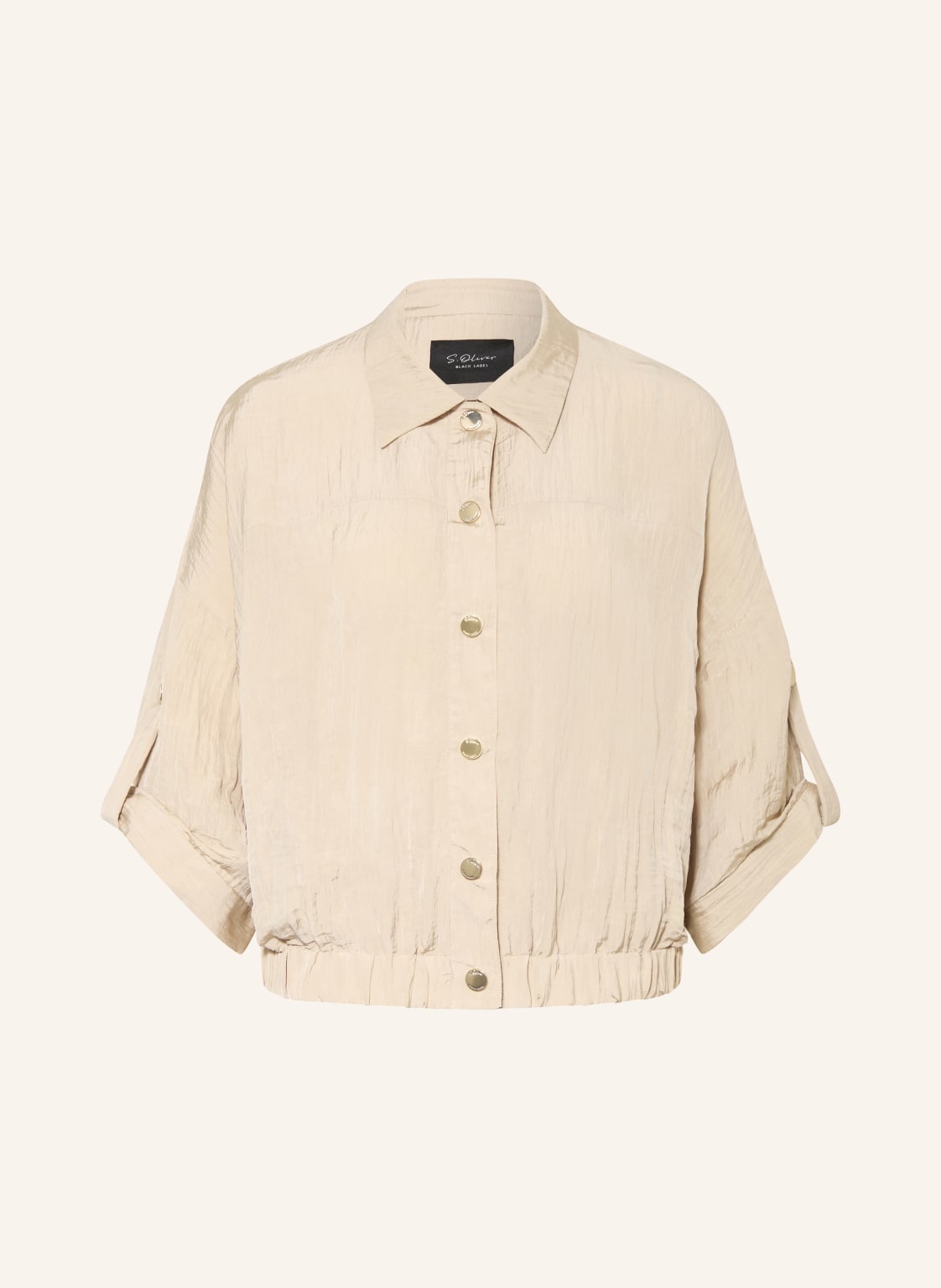 S.Oliver Black Label Bluzka Z Rękawem 3/4 beige