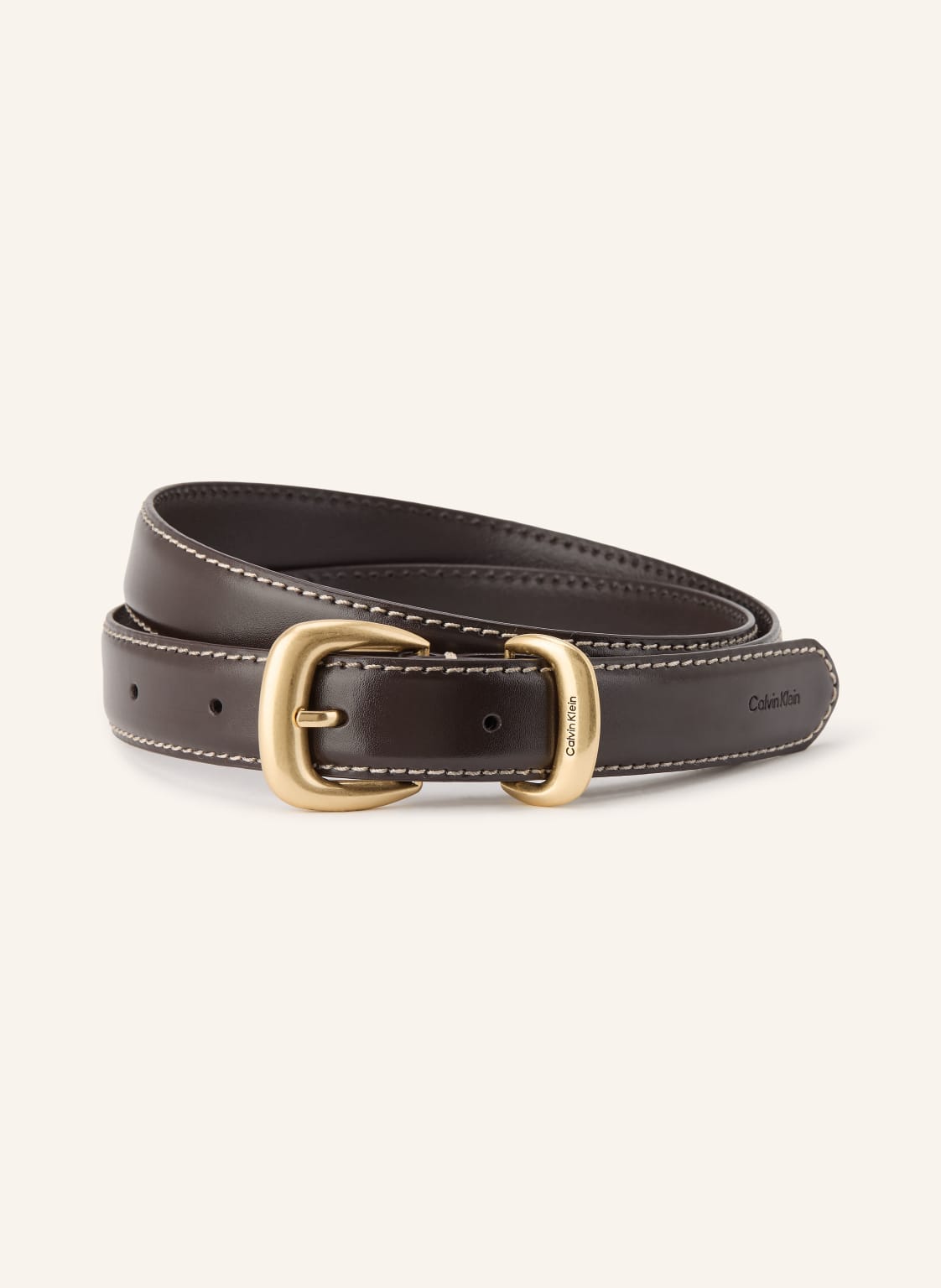Calvin Klein Paski Skórzane braun