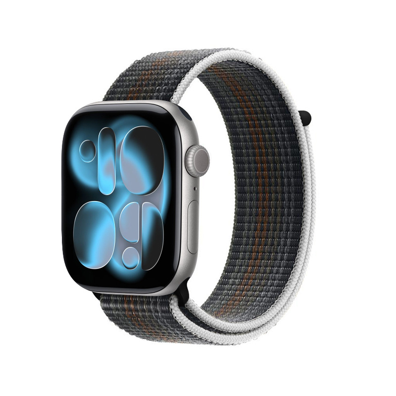 Pasek Crong do Apple Watch 42 41 40 38 / SE 11 10 9 8 Nylonowy Midnight Run