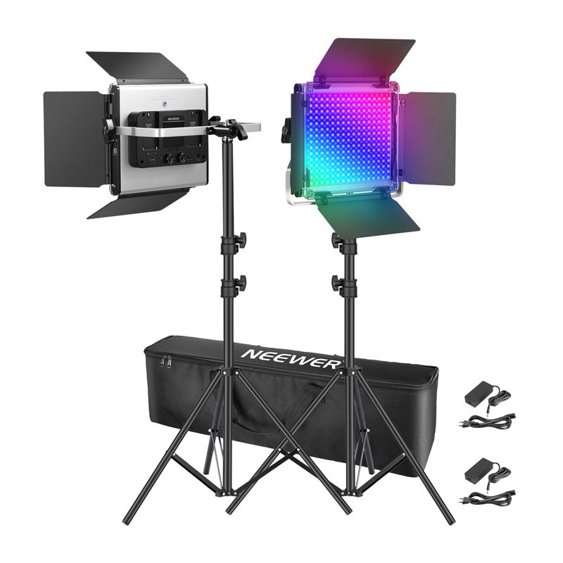 Zestaw dwóch paneli LED NEEWER 660 Pro II RGB 50W (2 szt.)