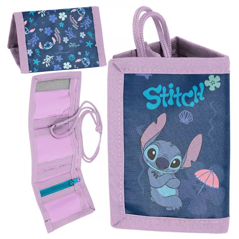 Paso Portfel Dziecięcy Rozkładany Stitch Coastal Cool