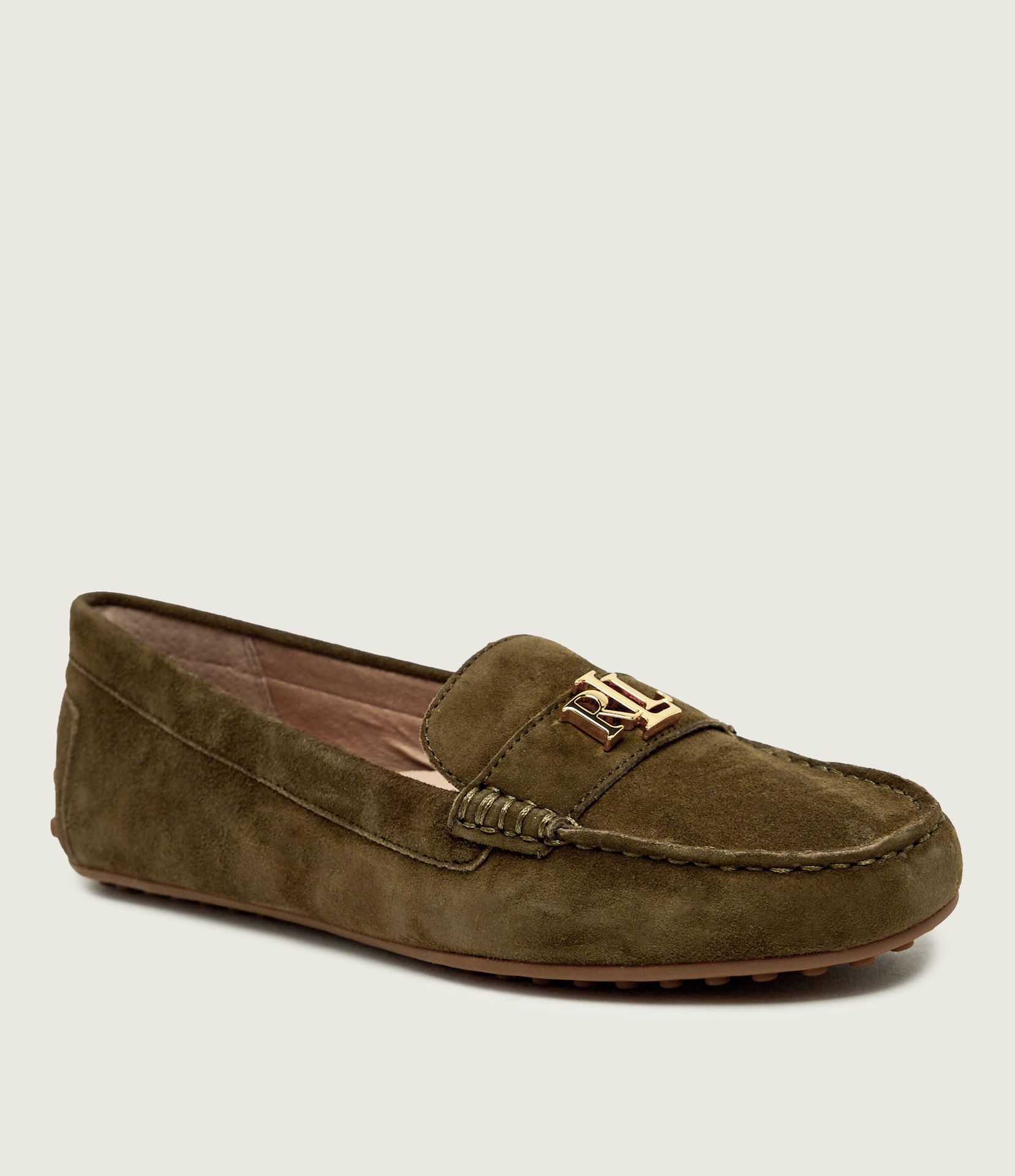 LAUREN RALPH LAUREN Mokasyny BARNSBURY zamsz