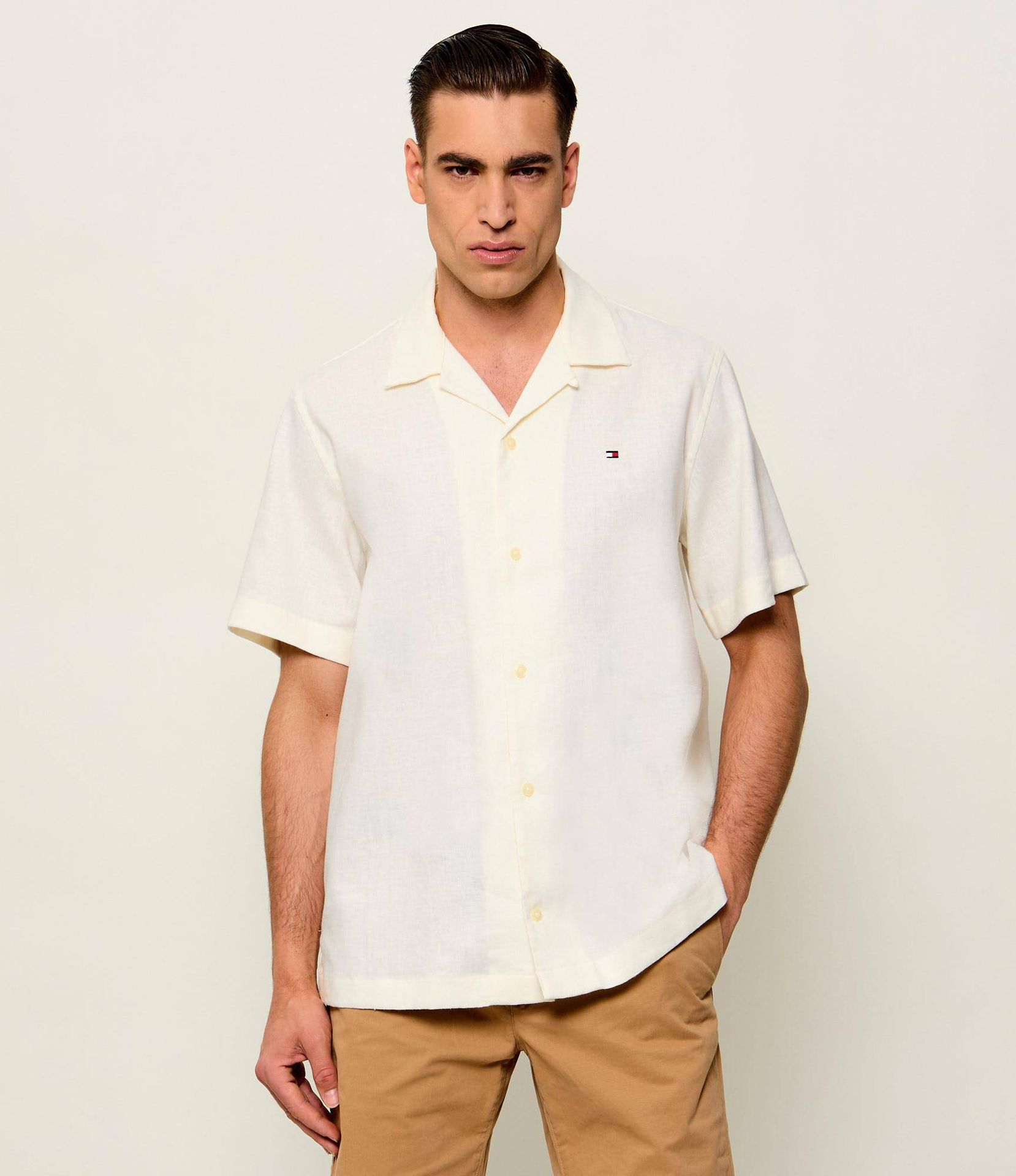 Tommy Hilfiger Lniana koszula Regular Fit