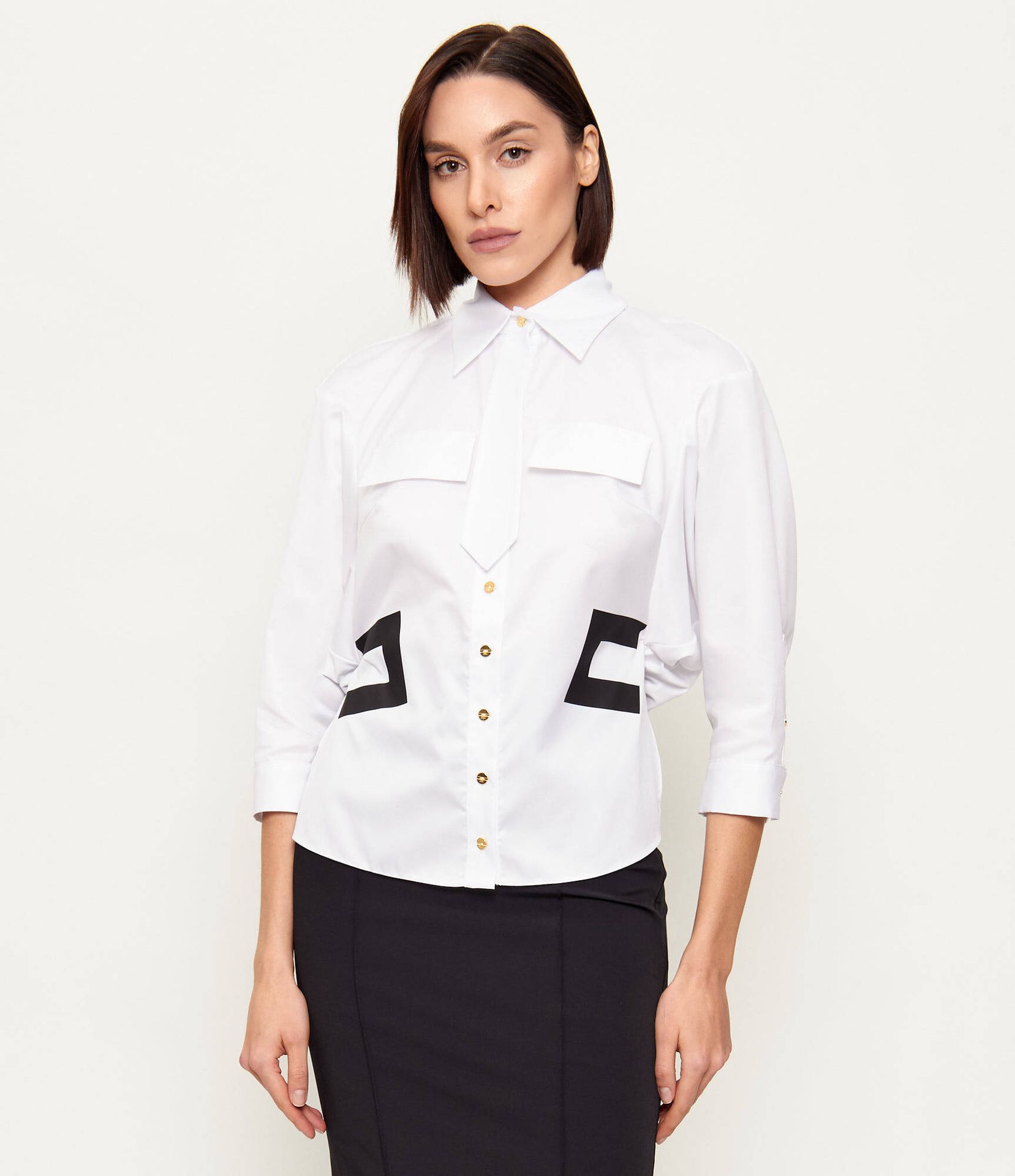 Elisabetta Franchi Koszula Slim Fit