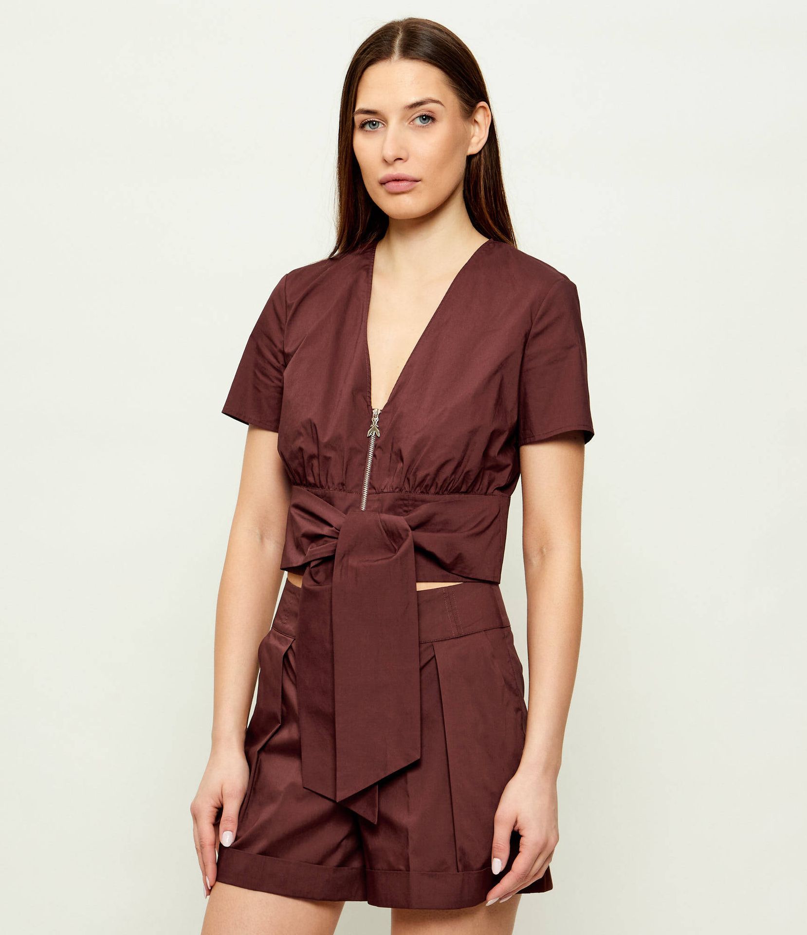Patrizia Pepe Bluzka Cropped Fit