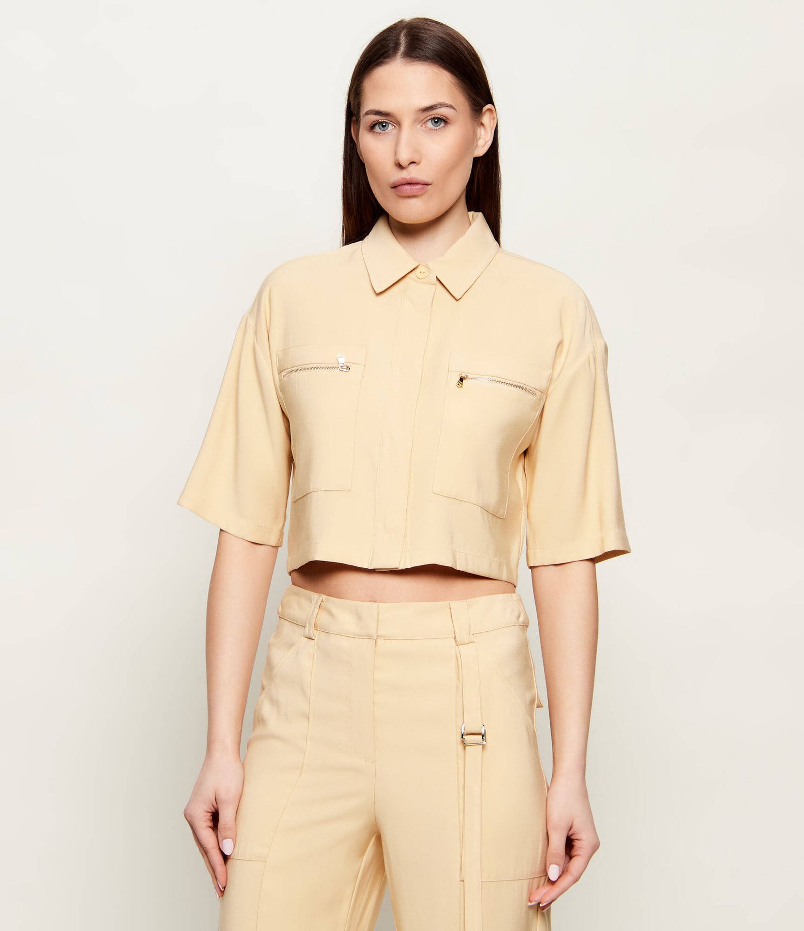 Patrizia Pepe Koszula Cropped Fit