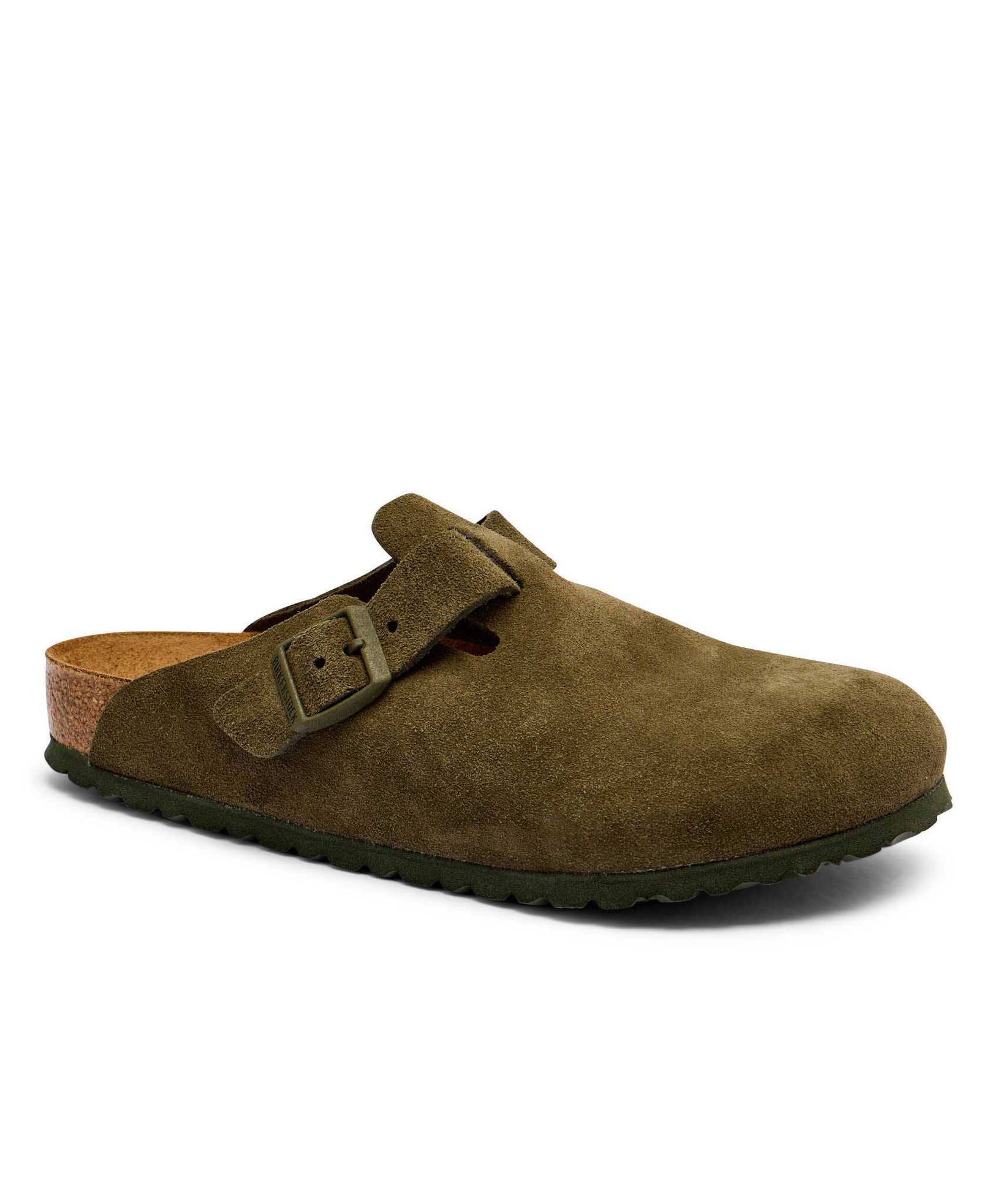 Birkenstock Mule Boston LEVE zamsz regular fit