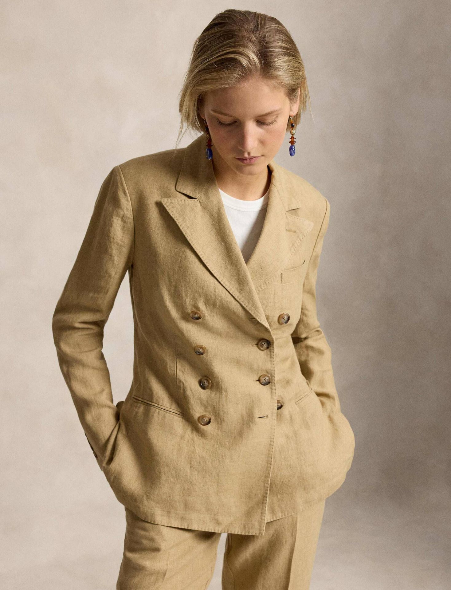 POLO RALPH LAUREN Lniana marynarka Regular Fit