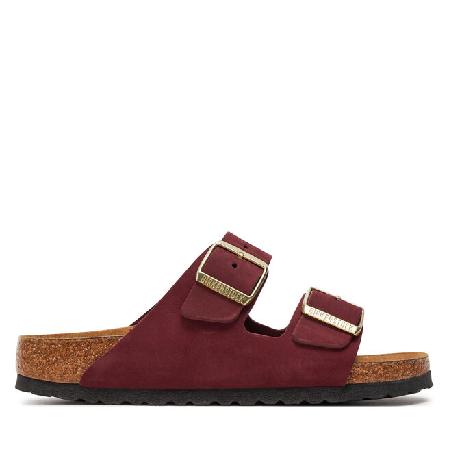 Klapki Birkenstock Arizona Sfb Lenb1028719 Czerwony