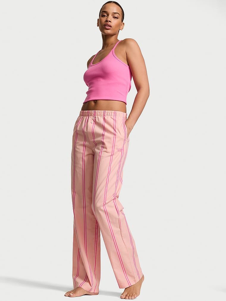 Victoria's Secret Spodnie od piżamy bawełniane Mix & Match Heritage