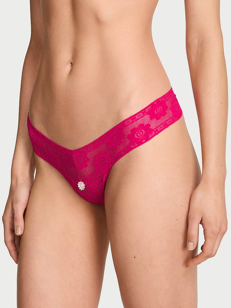 Lacie Stringi z koronką szydełkową Lace